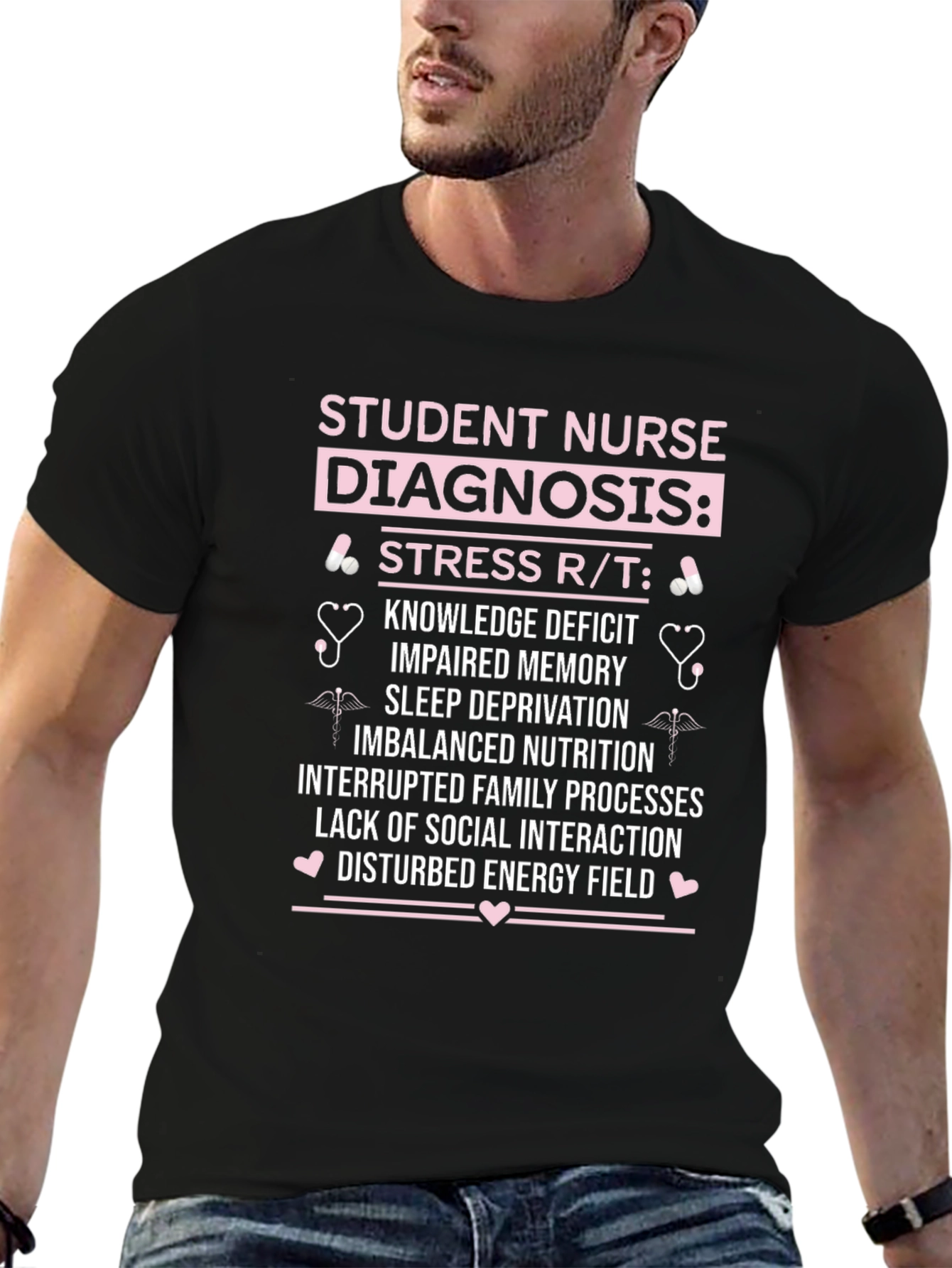 Student Nurse Diagnosis Graphic Tee