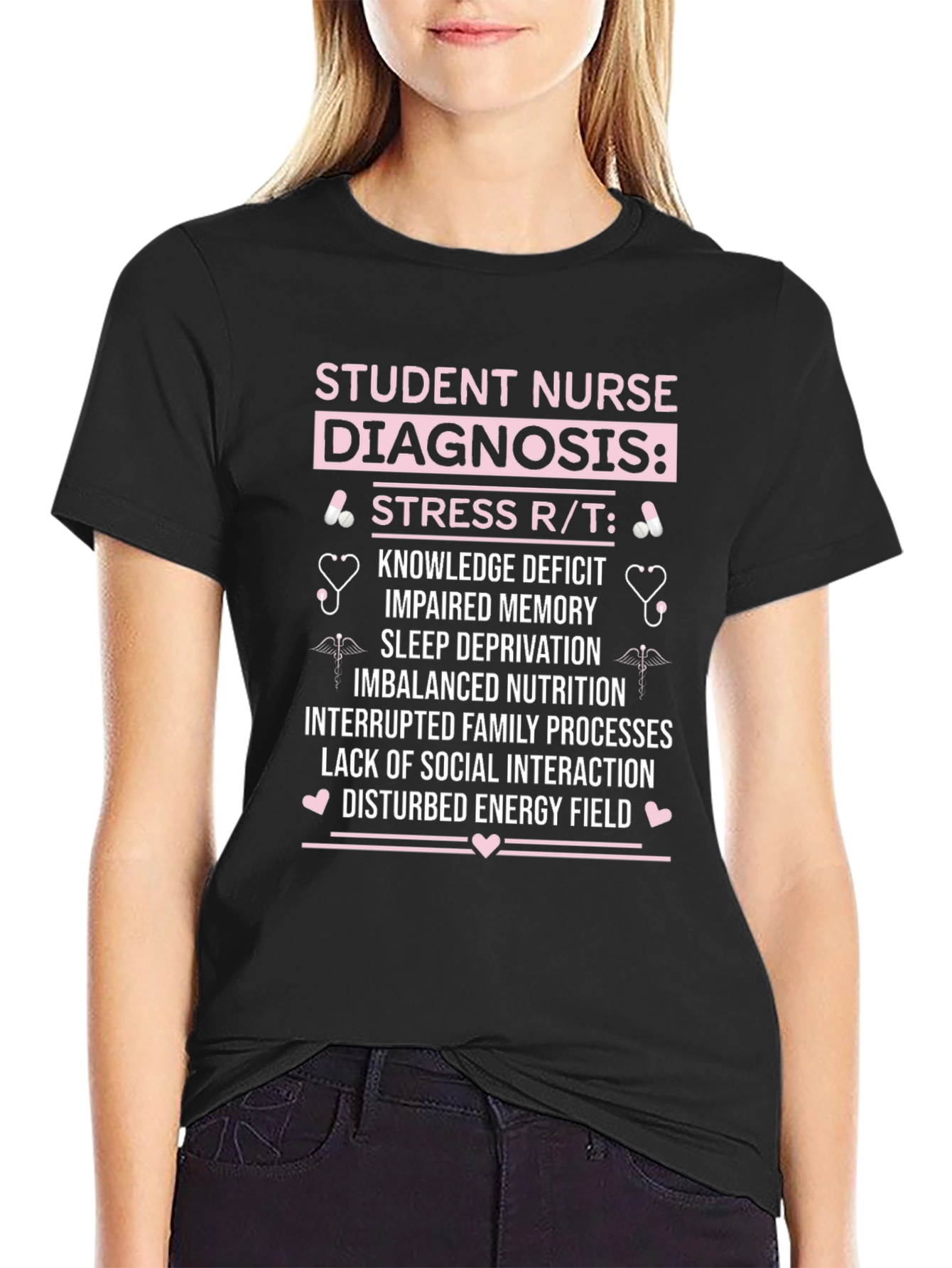 Student Nurse Diagnosis Graphic Tee