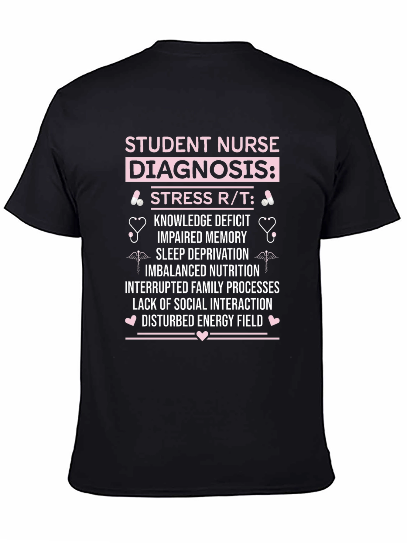 Student Nurse Diagnosis Graphic Tee