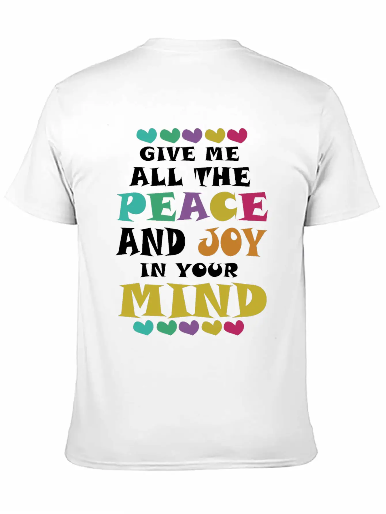 Peace And Joy Unisex Casual T-Shirt – Clean Design For Daily Comfort
