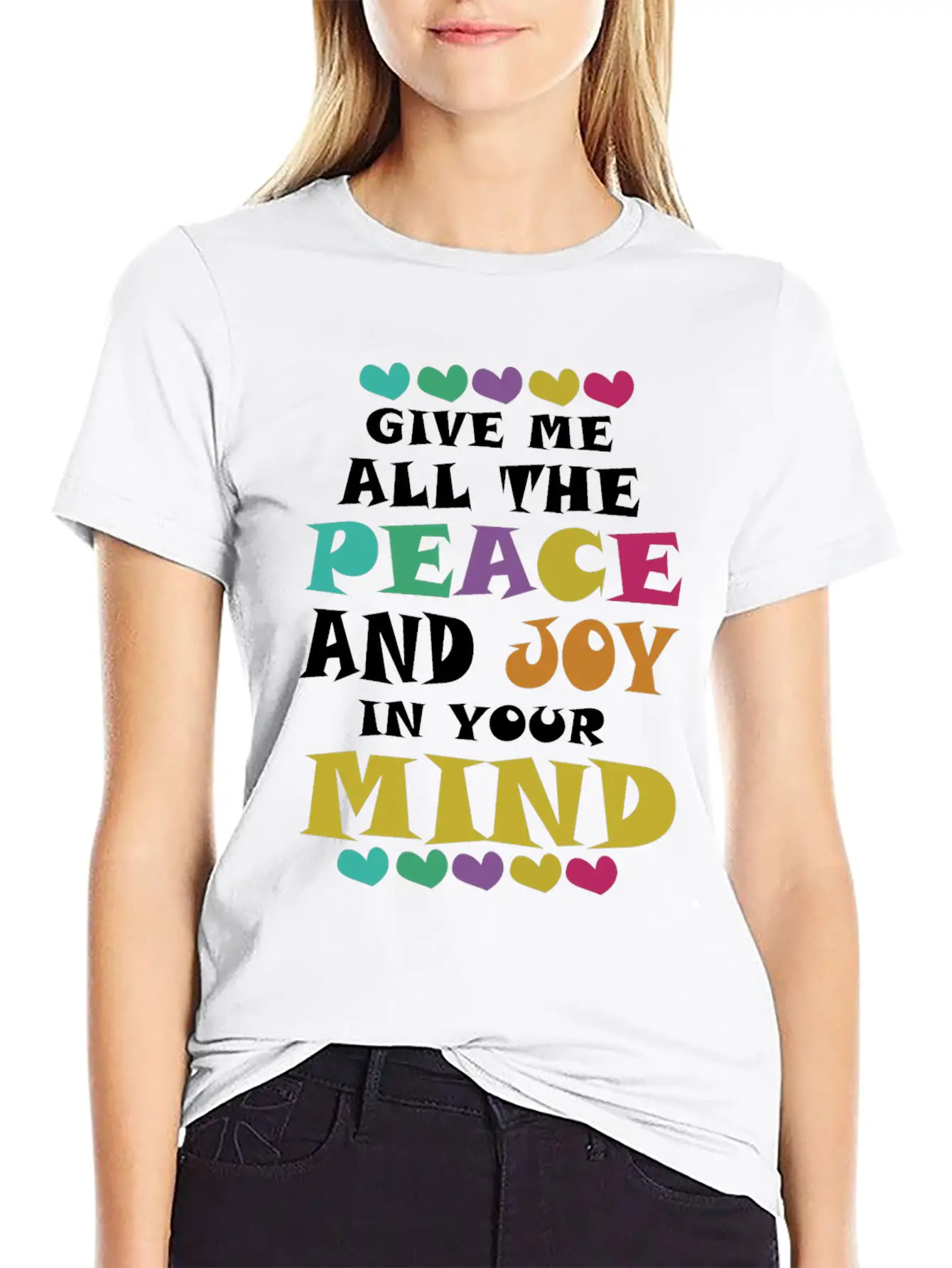 Peace And Joy Unisex Casual T-Shirt – Clean Design For Daily Comfort