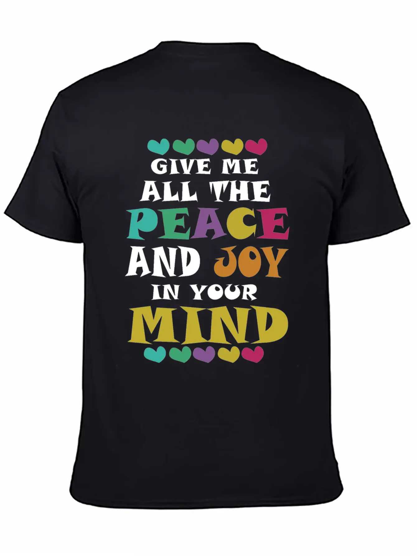Peace And Joy Unisex Casual T-Shirt – Clean Design For Daily Comfort