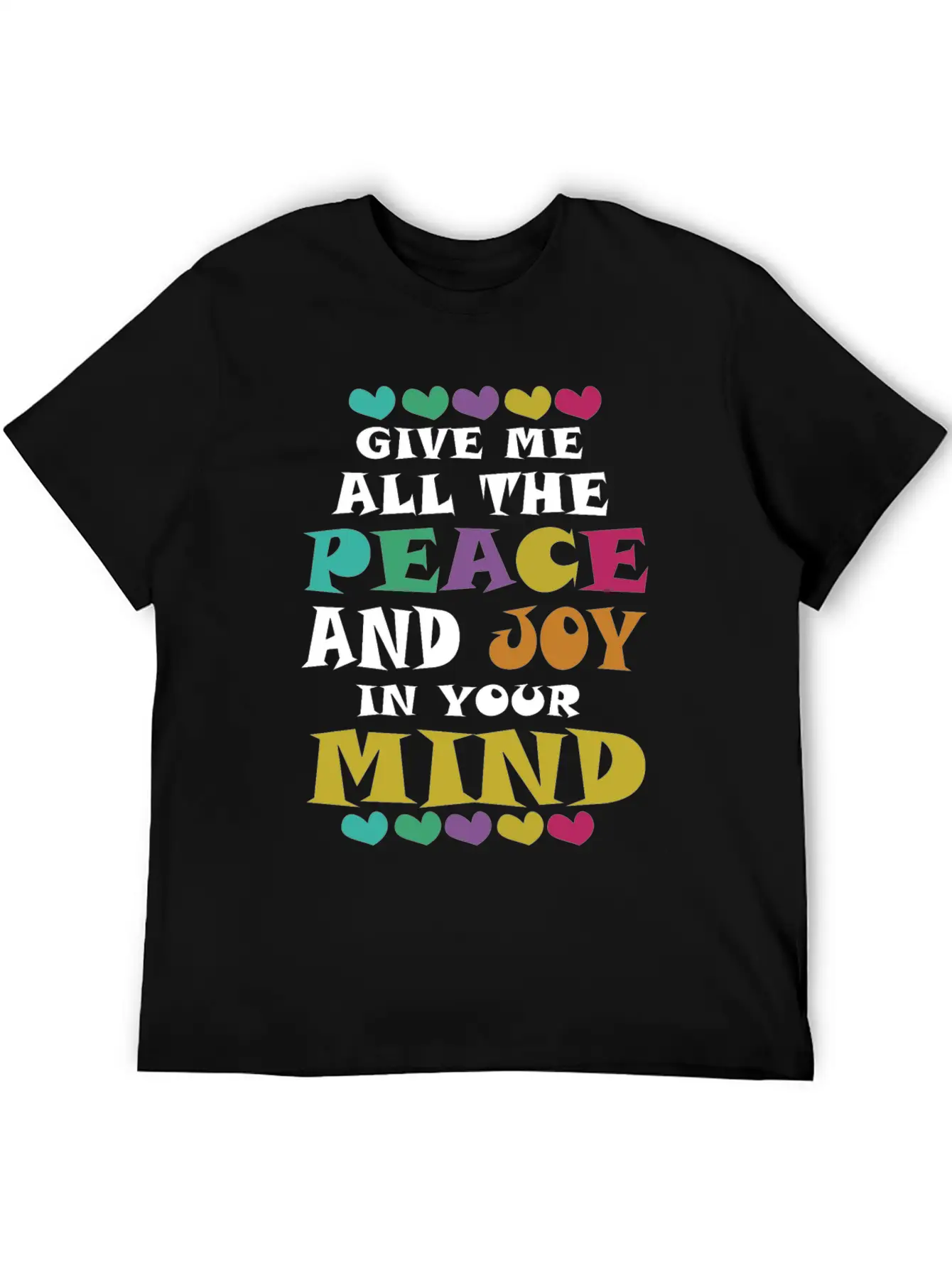 Peace And Joy Unisex Casual T-Shirt – Clean Design For Daily Comfort