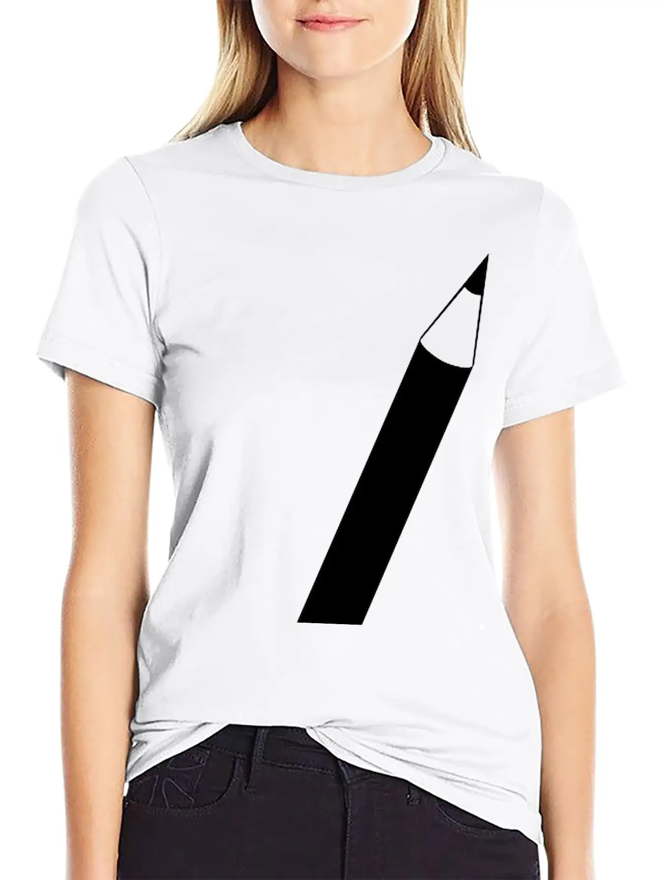 Pencil Unisex Casual T-Shirt – Clean Design For Daily Comfort