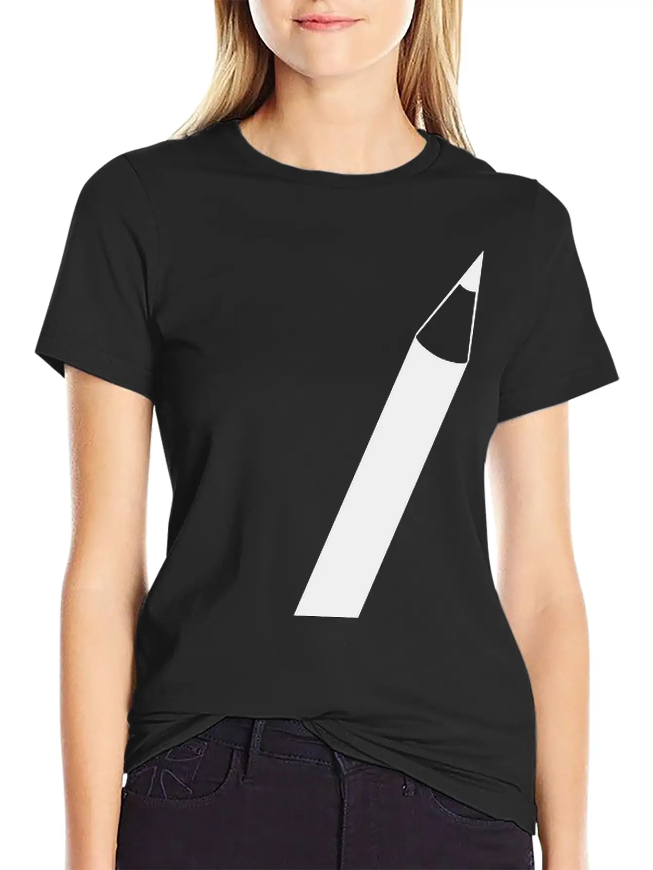 Pencil Unisex Casual T-Shirt – Clean Design For Daily Comfort
