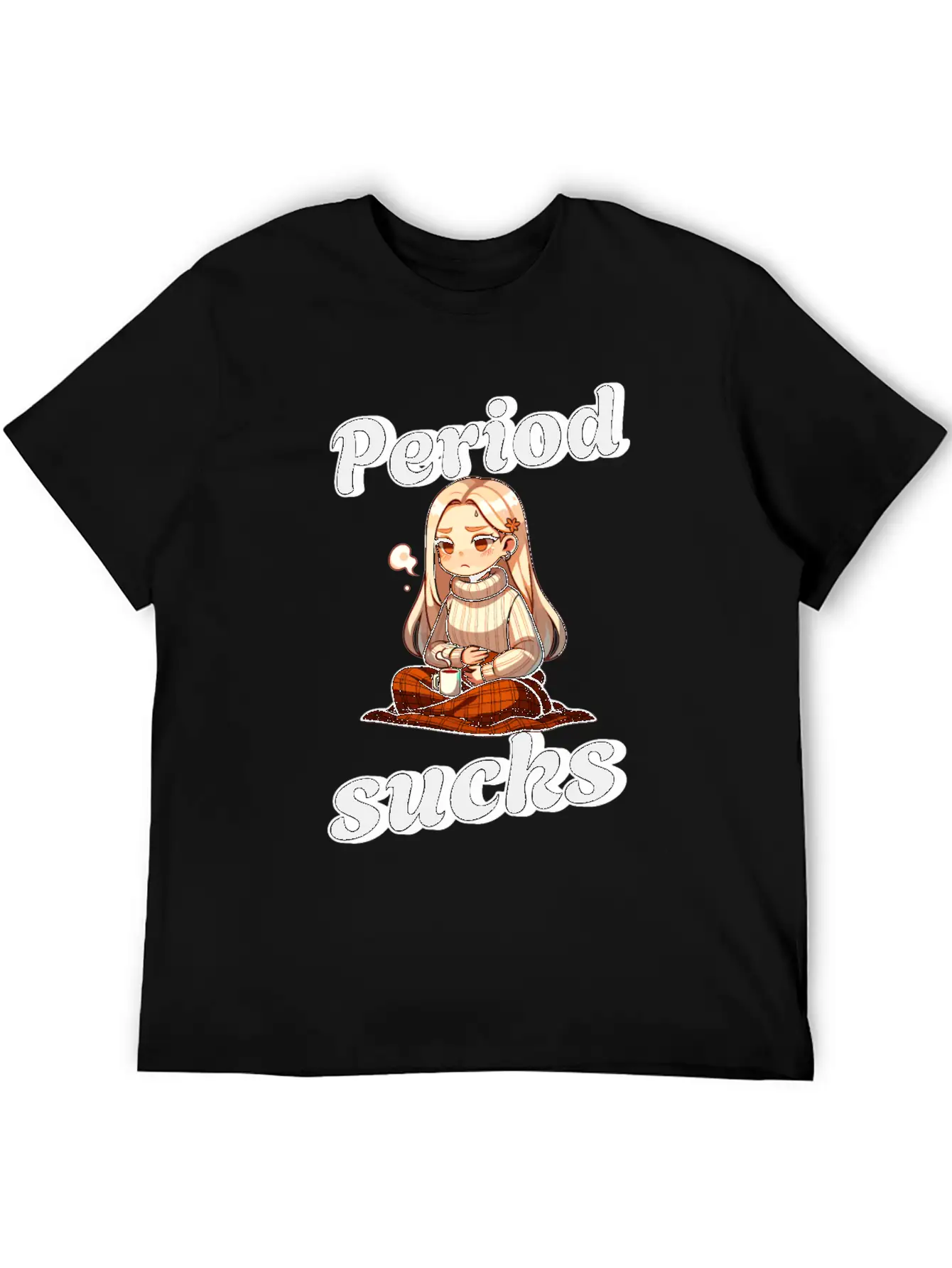 Periode Period Sucks Cozy Comfort Unisex Casual T-Shirt – Clean Design For Daily Comfort