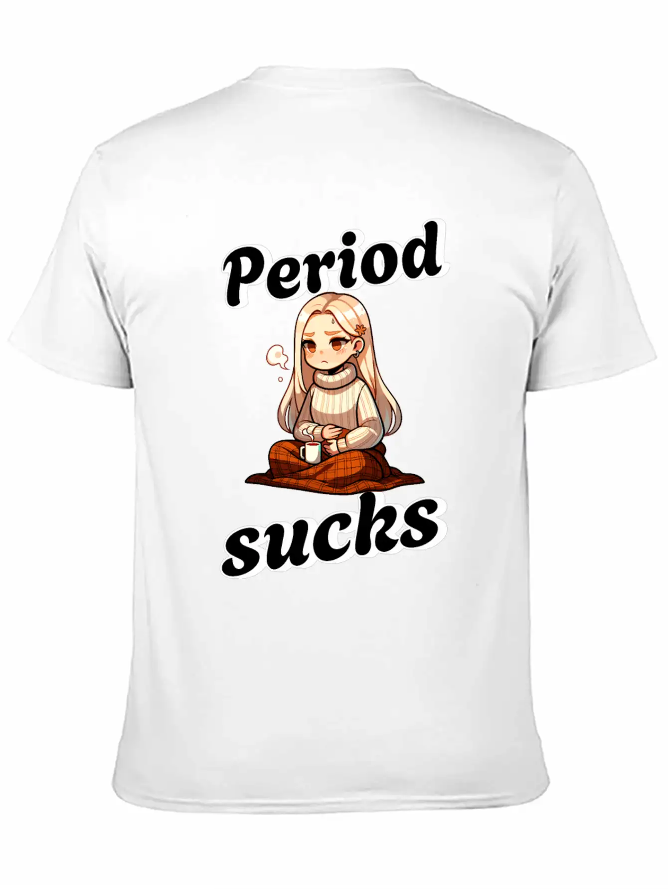 Periode Period Sucks Cozy Comfort Unisex Casual T-Shirt – Clean Design For Daily Comfort