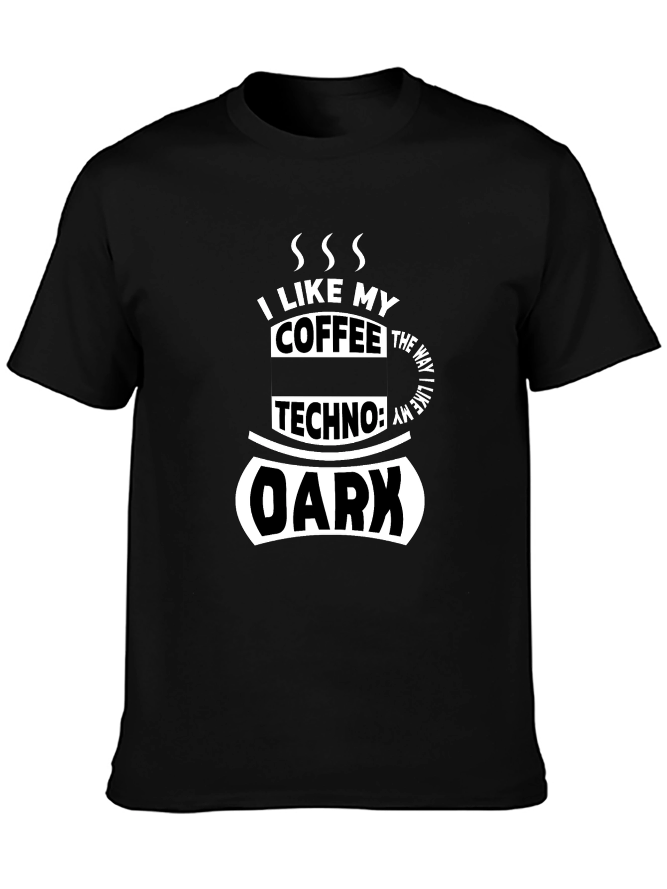 I Like My Coffee Techno T-Shirt