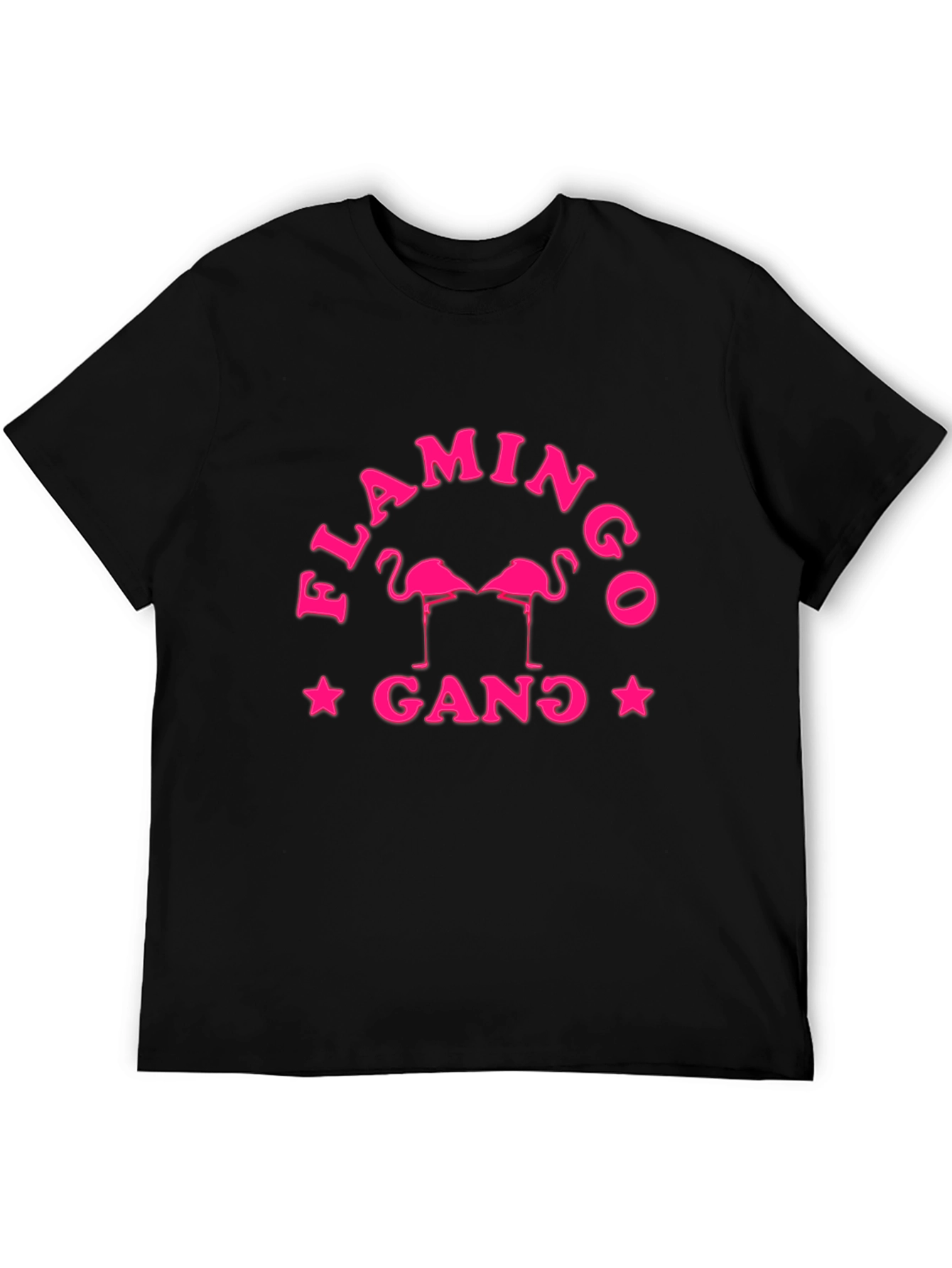 Flamingo Gang Graphic T-Shirt - Stylish Cotton Tee