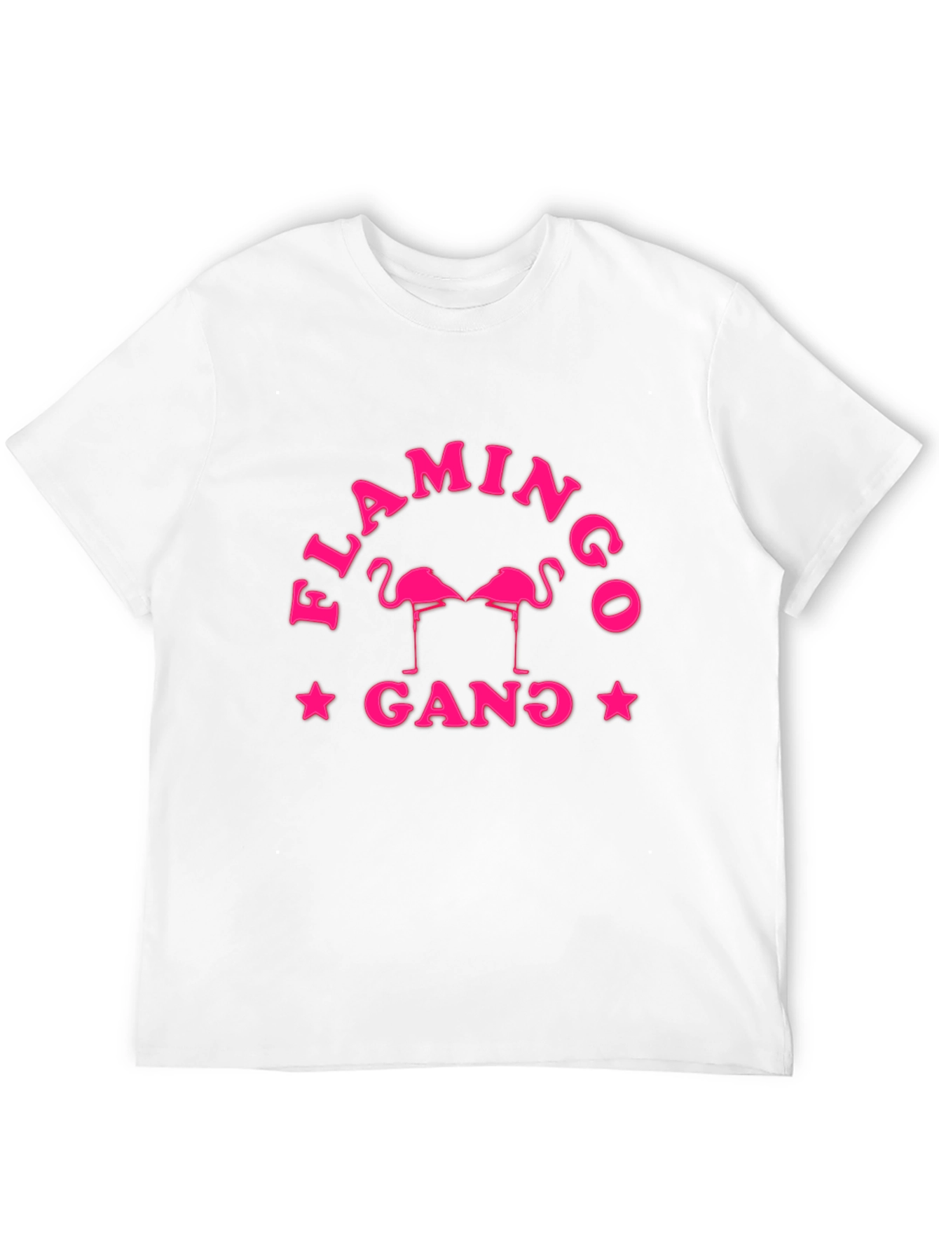 Flamingo Gang Graphic T-Shirt - Stylish Cotton Tee