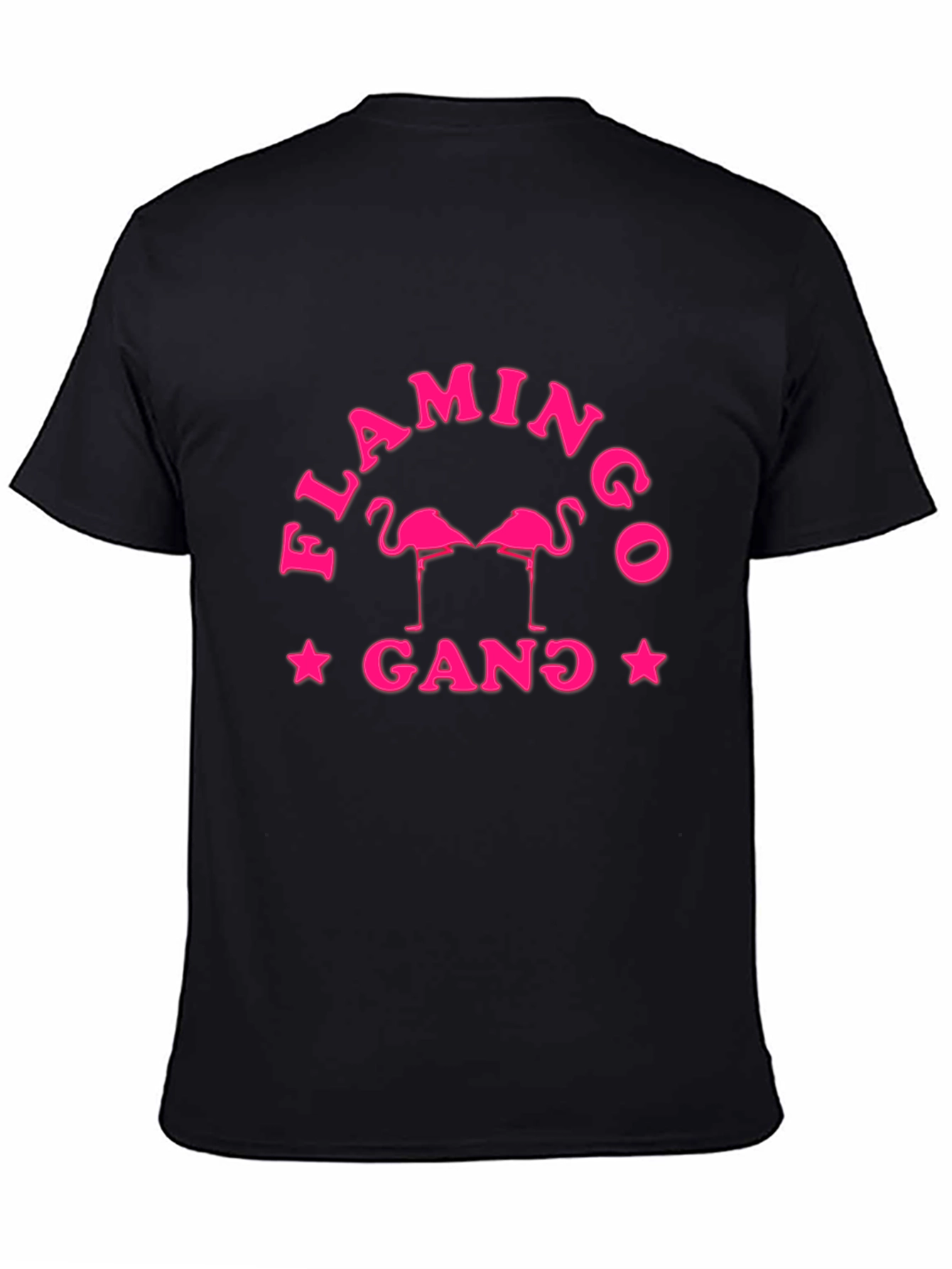 Flamingo Gang Graphic T-Shirt - Stylish Cotton Tee