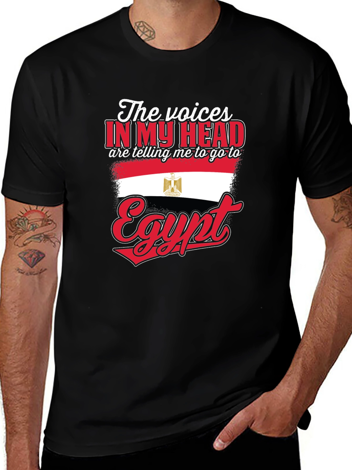 Egypt T-Shirt: Voices in My Head Design