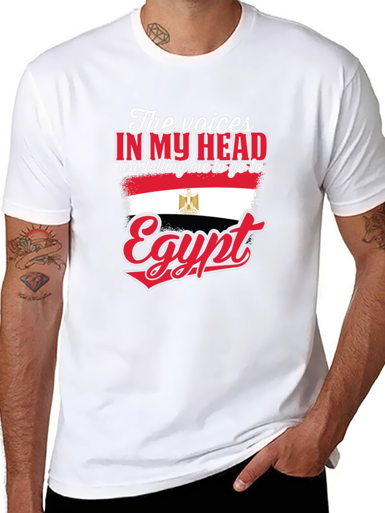 Egypt T-Shirt: Voices in My Head Design