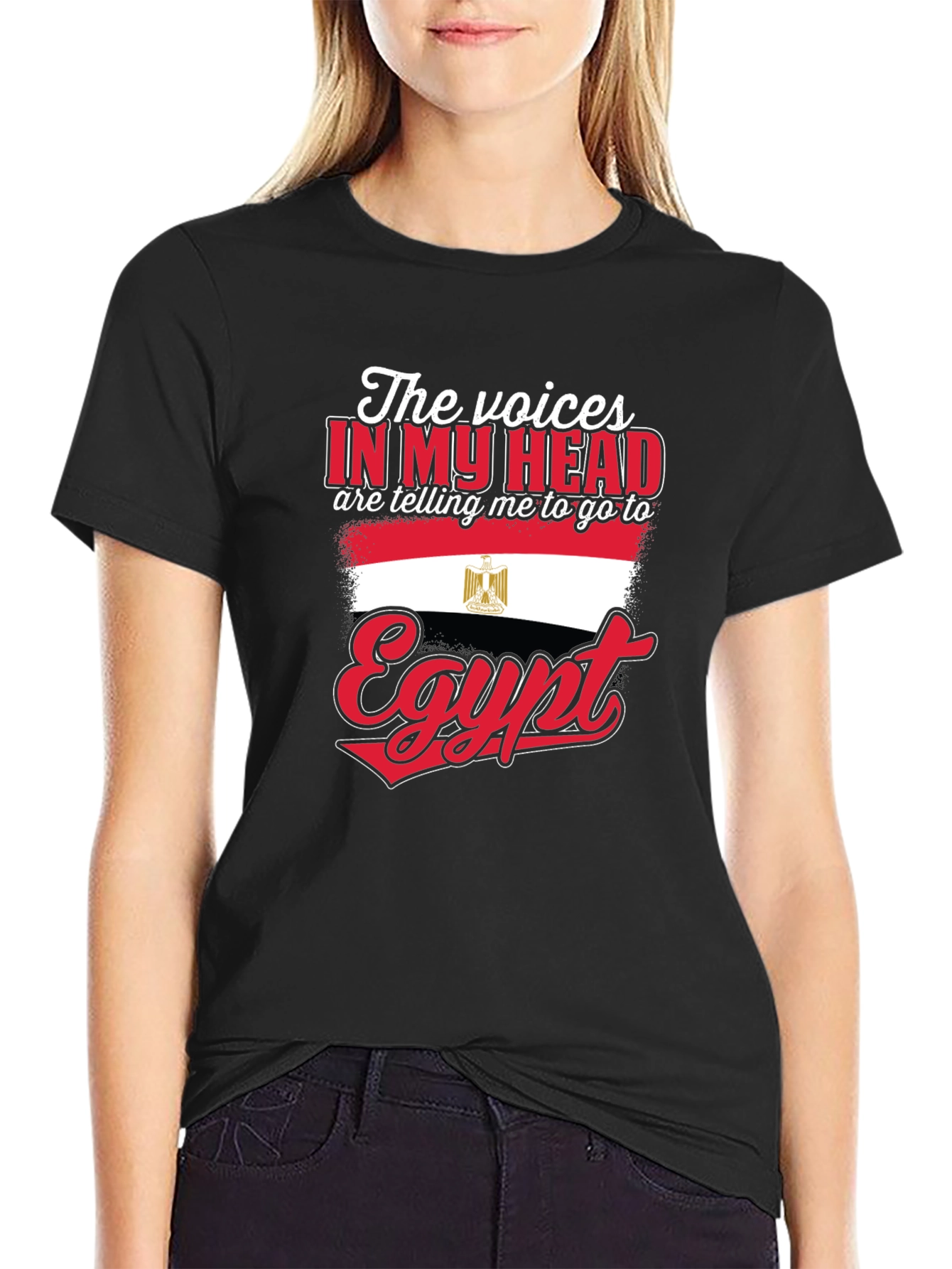 Egypt T-Shirt: Voices in My Head Design