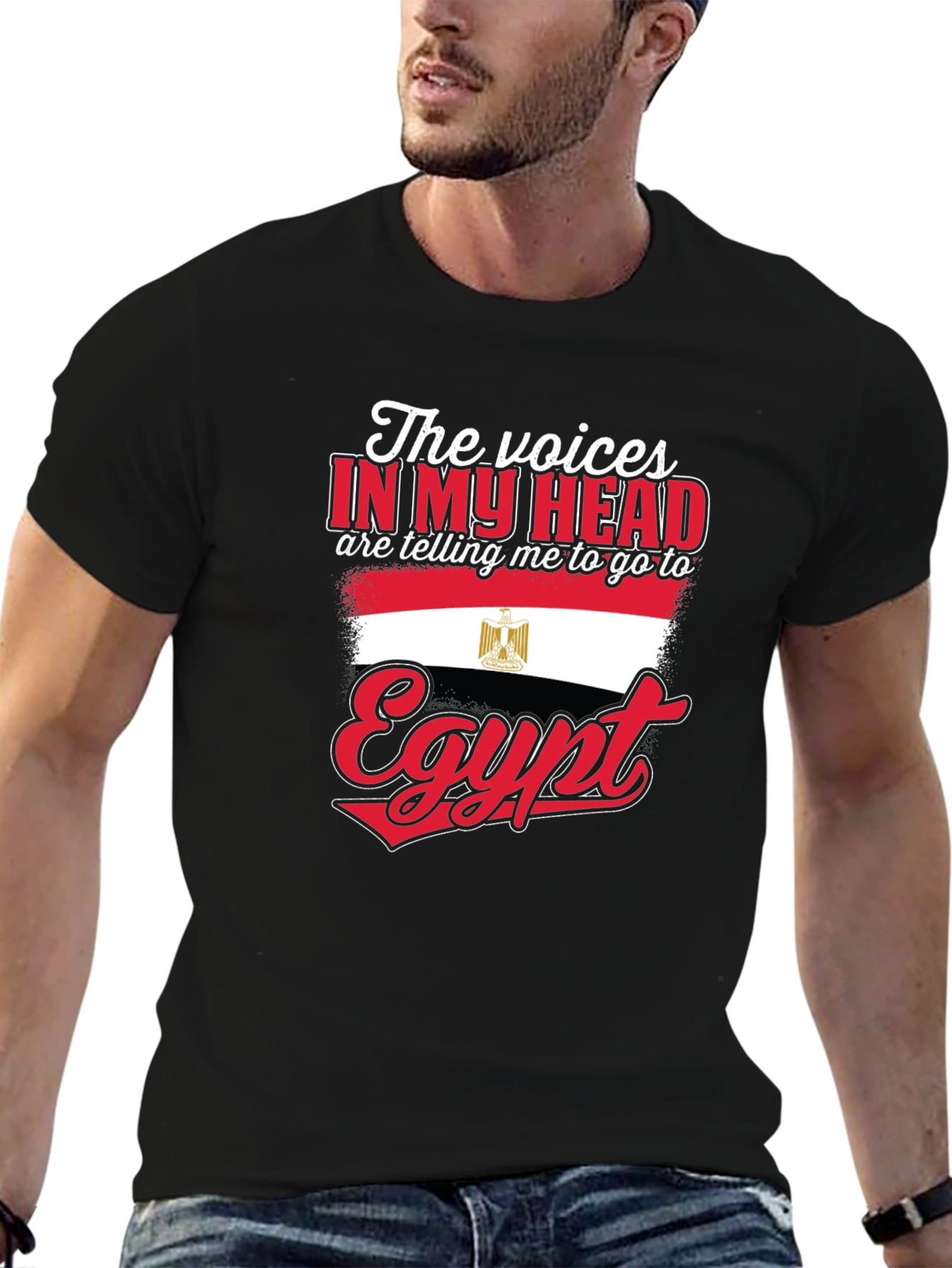 Egypt T-Shirt: Voices in My Head Design