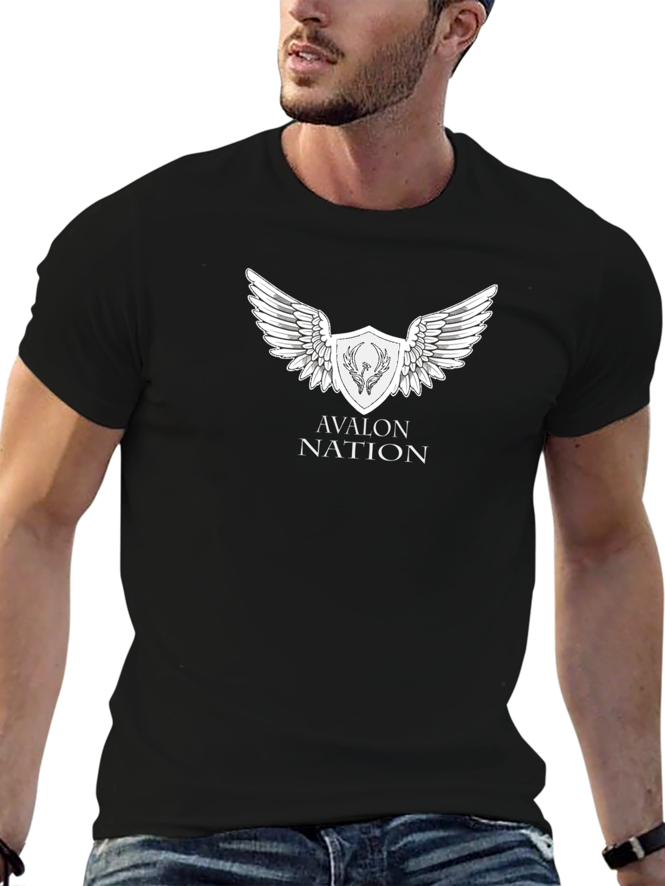 Avalon Nation Graphic Tee - Black