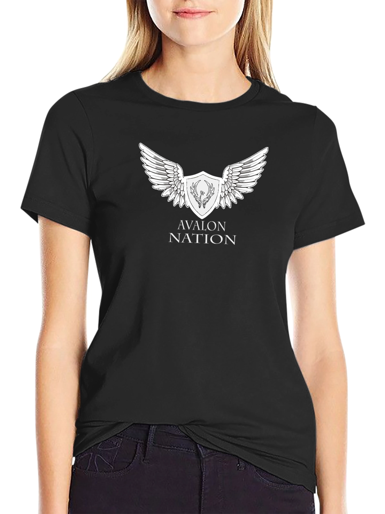 Avalon Nation Graphic Tee - Black