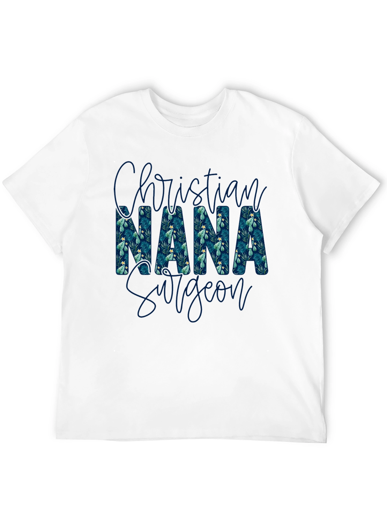Christian Nana Surgeon T-Shirt - Floral Pattern