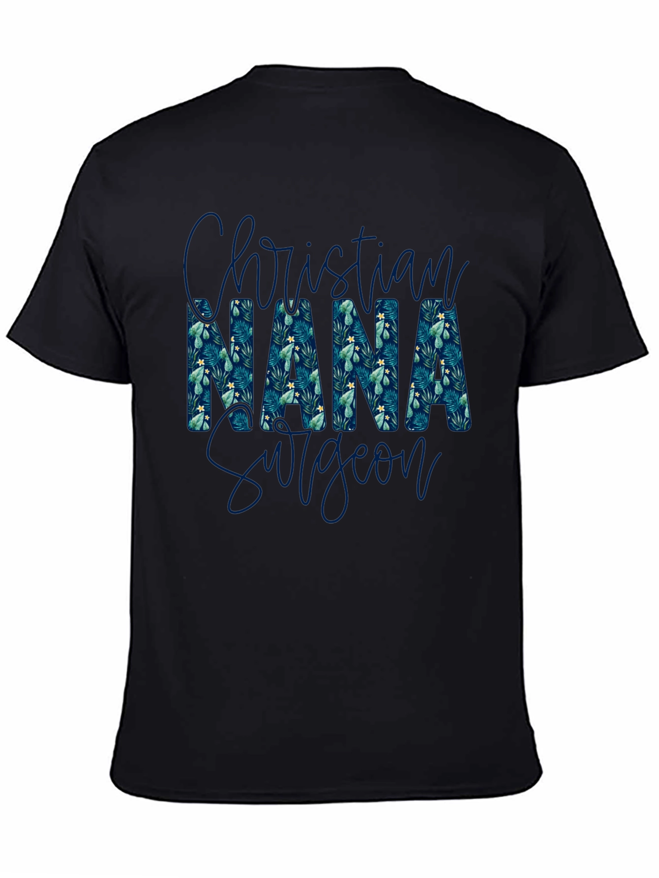 Christian Nana Surgeon T-Shirt - Floral Pattern