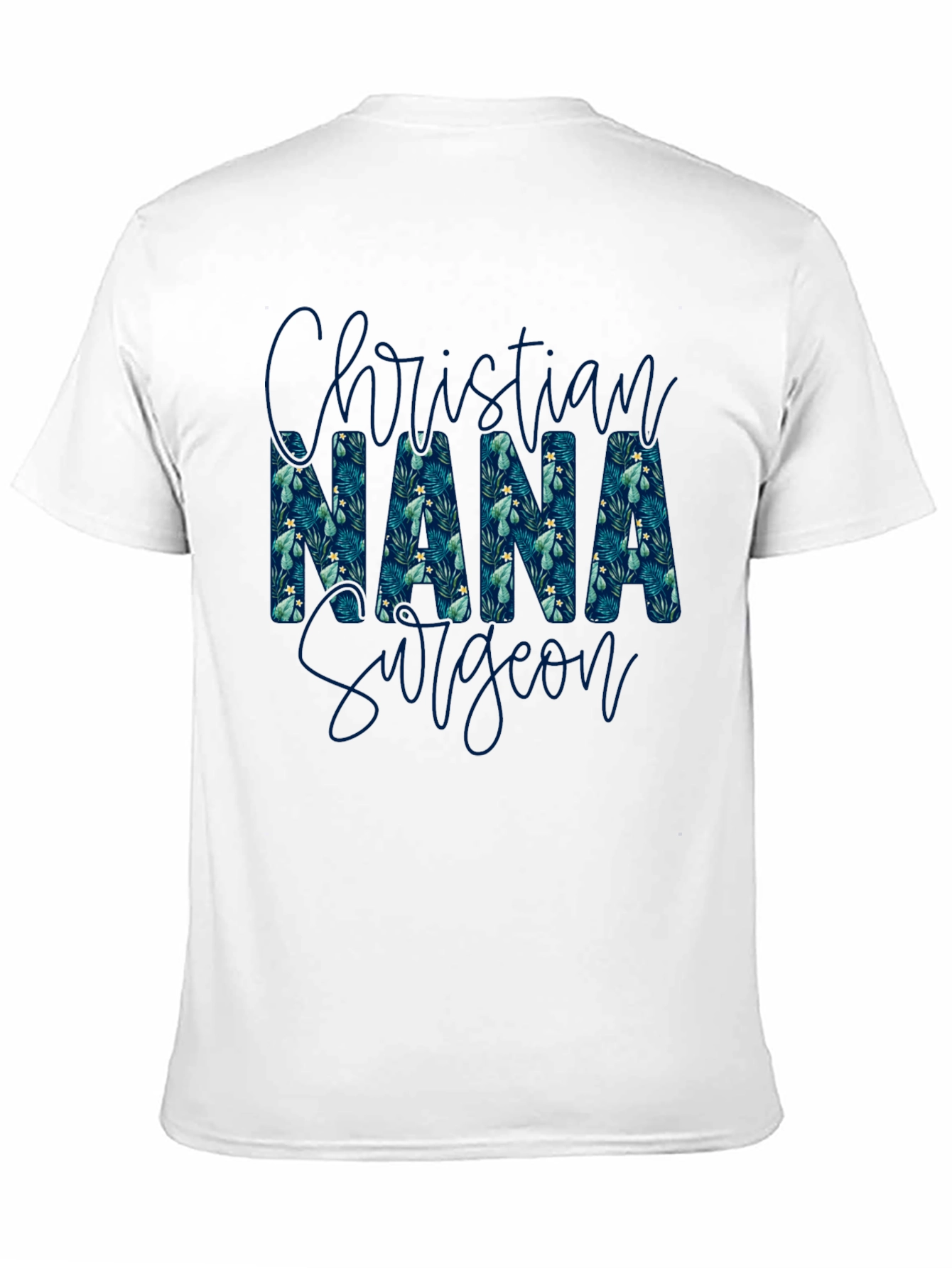 Christian Nana Surgeon T-Shirt - Floral Pattern