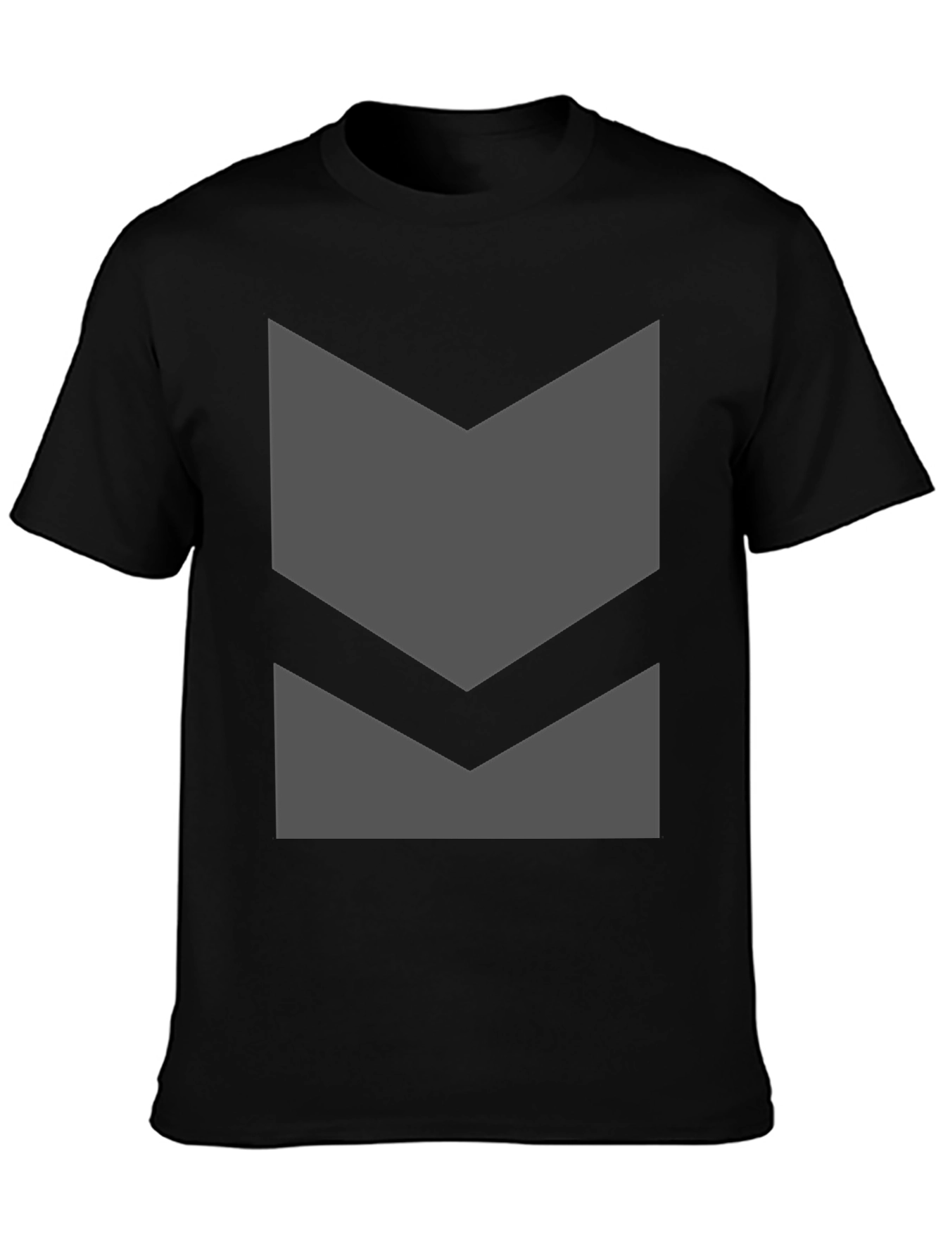 Geometric Graphic Print T-Shirt - Modern Style