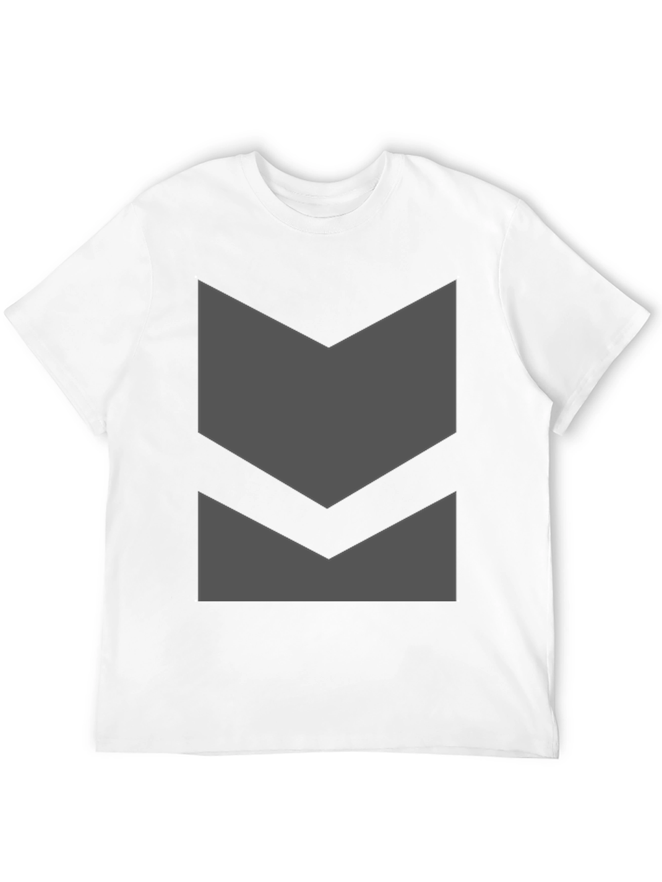 Geometric Graphic Print T-Shirt - Modern Style