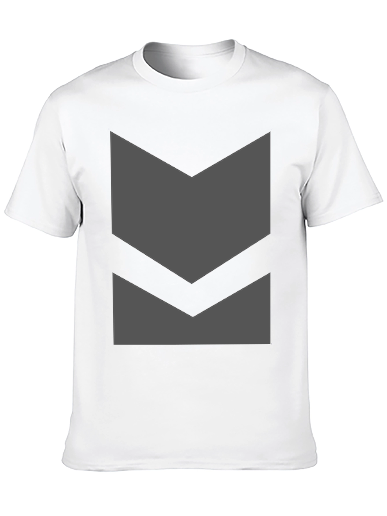 Geometric Graphic Print T-Shirt - Modern Style