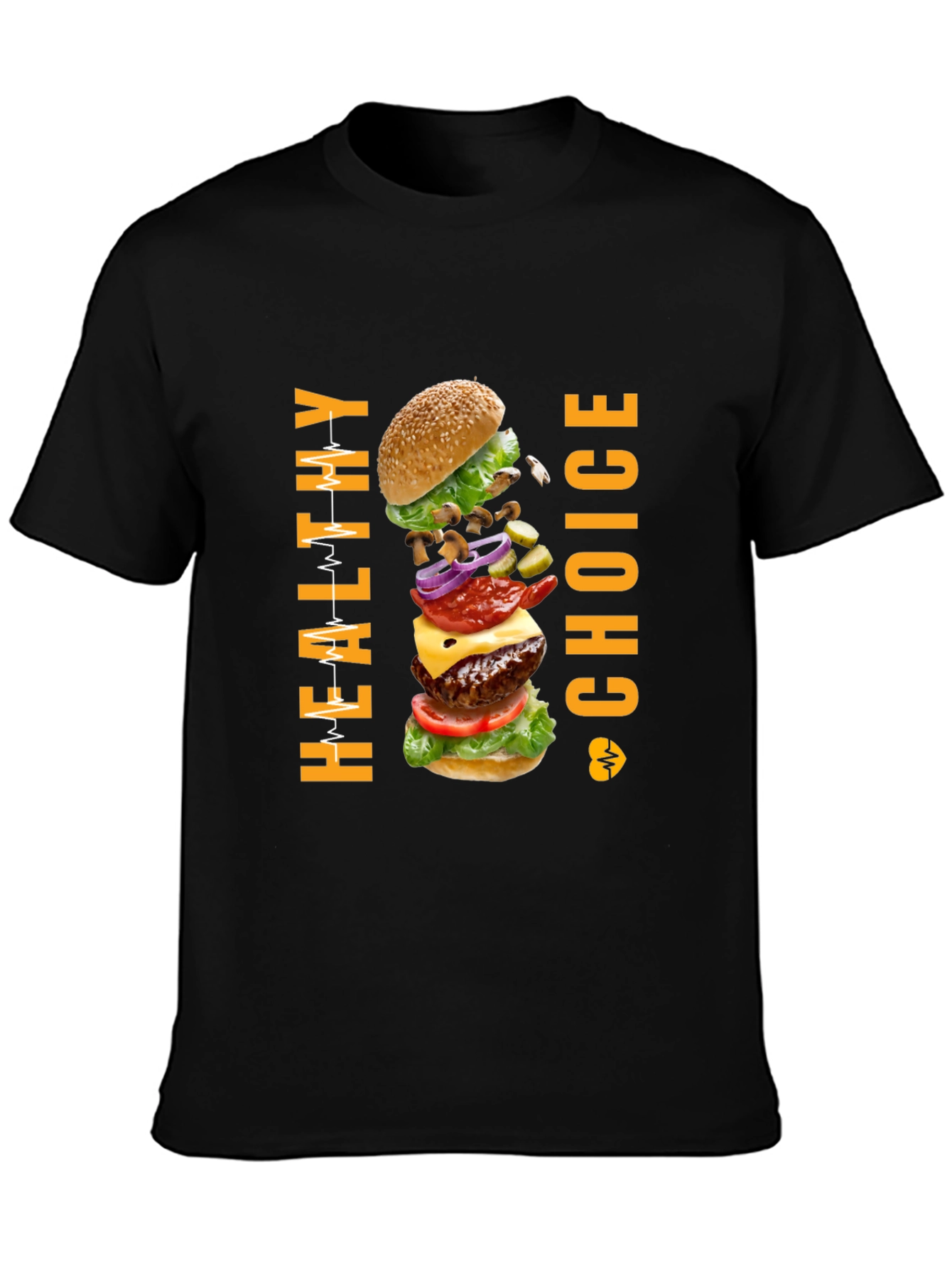 Healthy Choice Burger Graphic T-Shirt