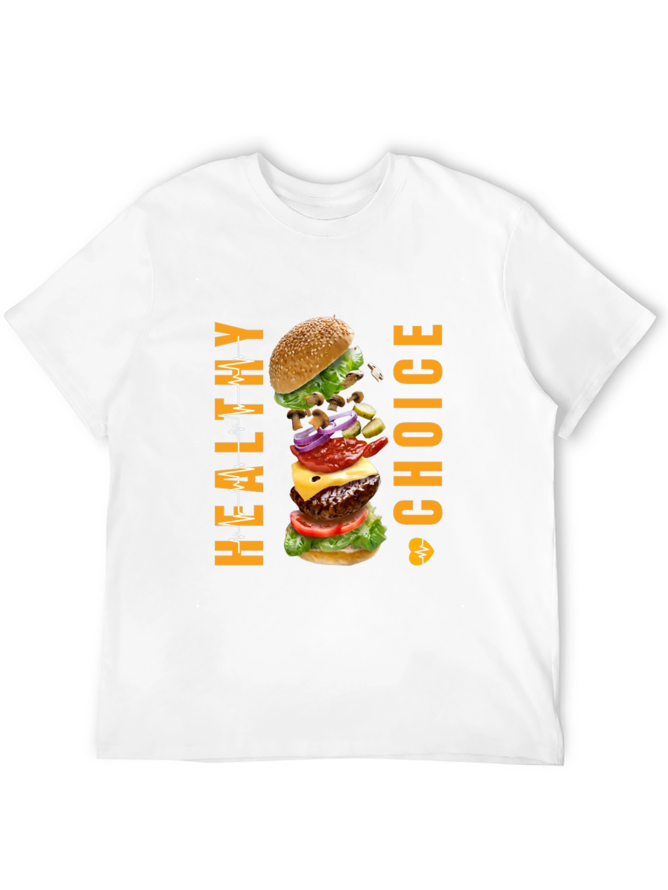Healthy Choice Burger Graphic T-Shirt