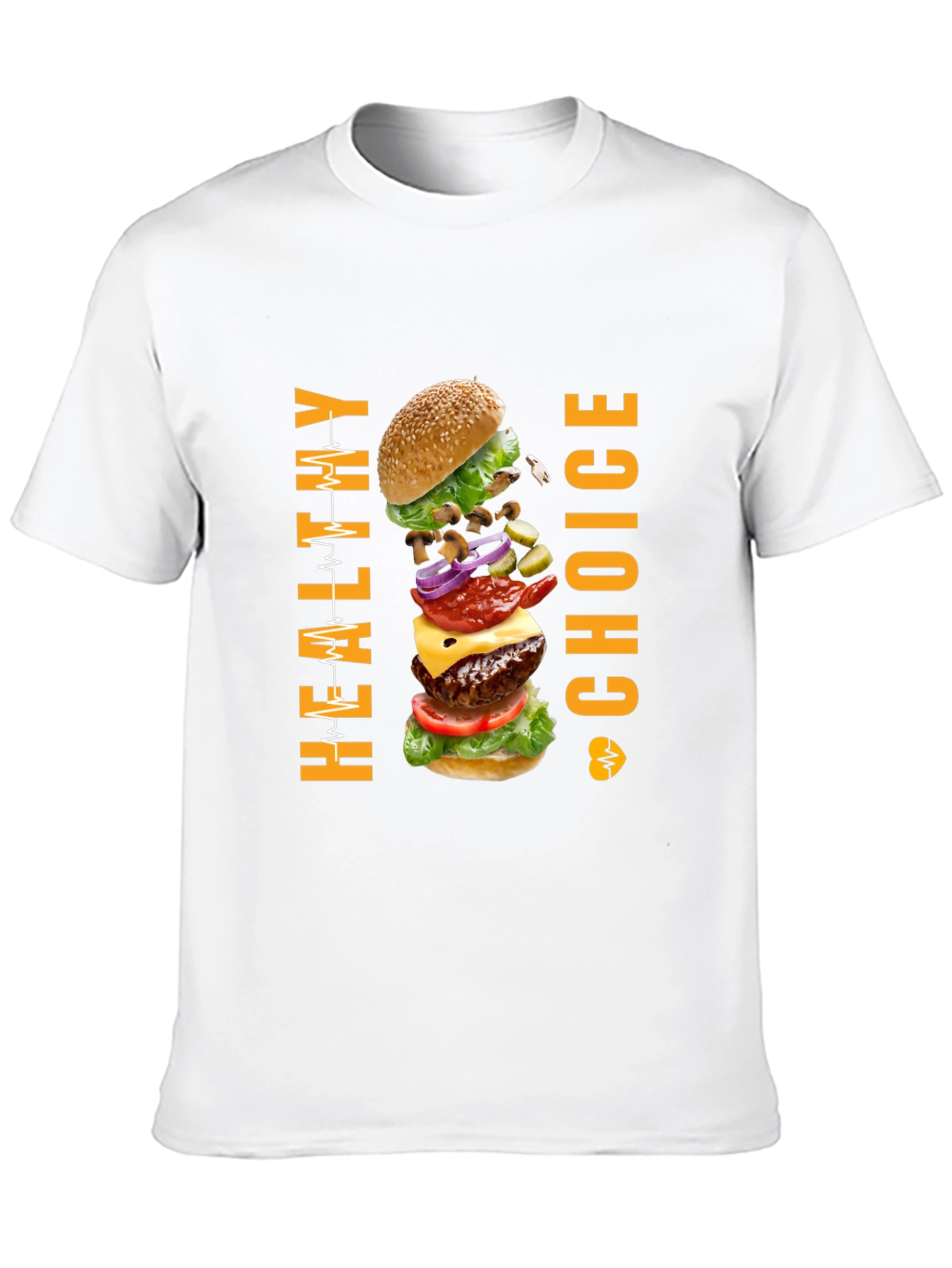 Healthy Choice Burger Graphic T-Shirt