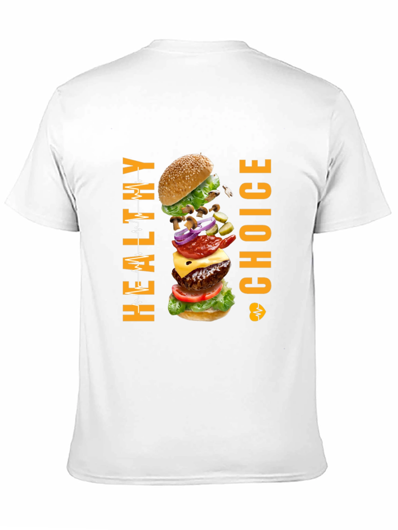 Healthy Choice Burger Graphic T-Shirt