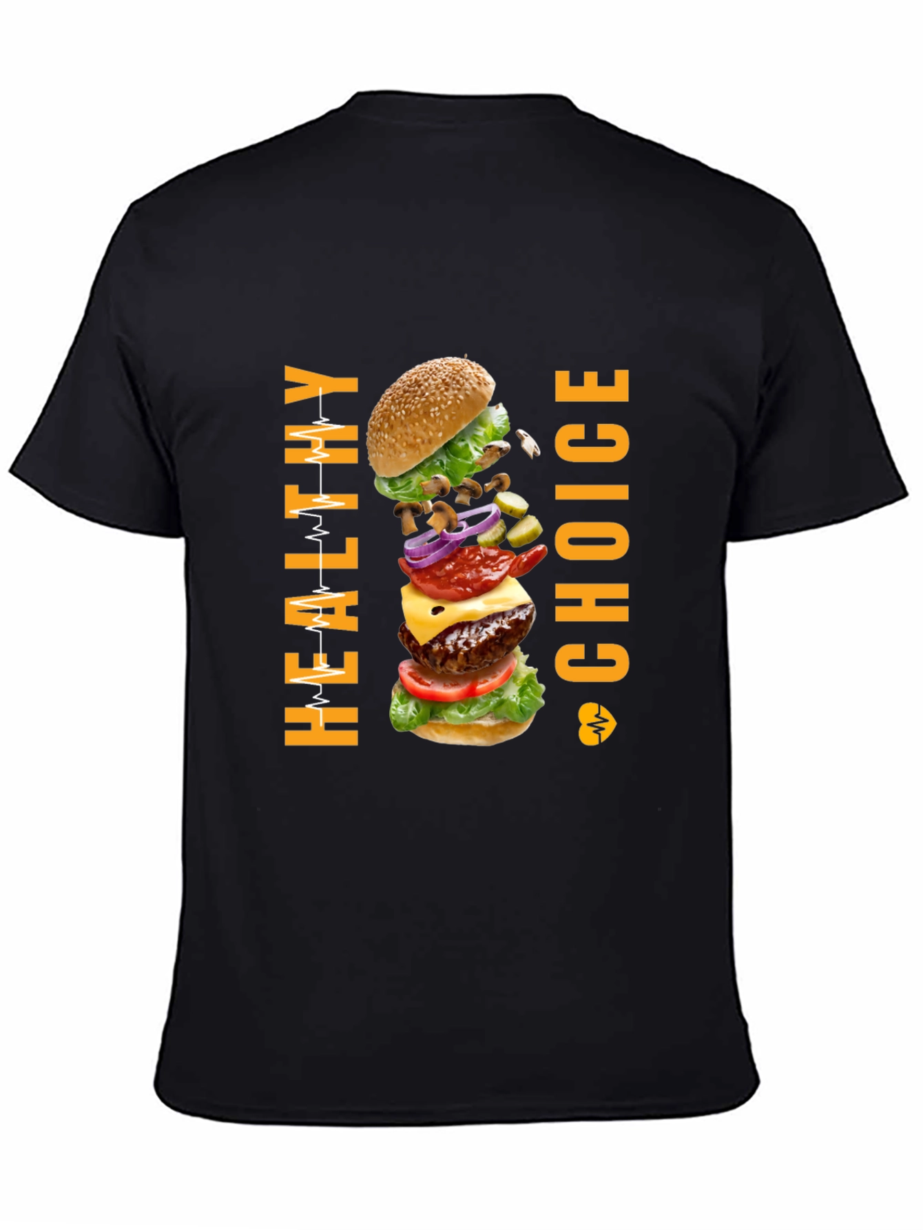 Healthy Choice Burger Graphic T-Shirt