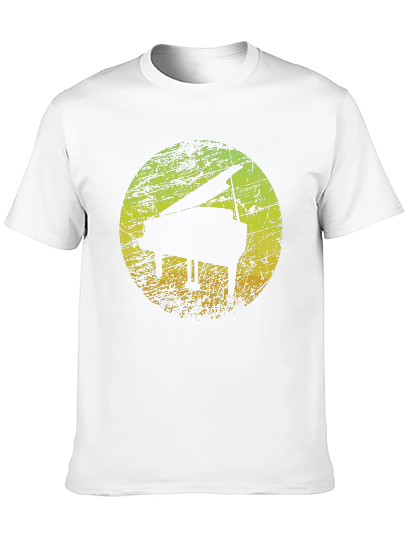 Piano Unisex Casual T-Shirt – Clean Design For Daily Comfort