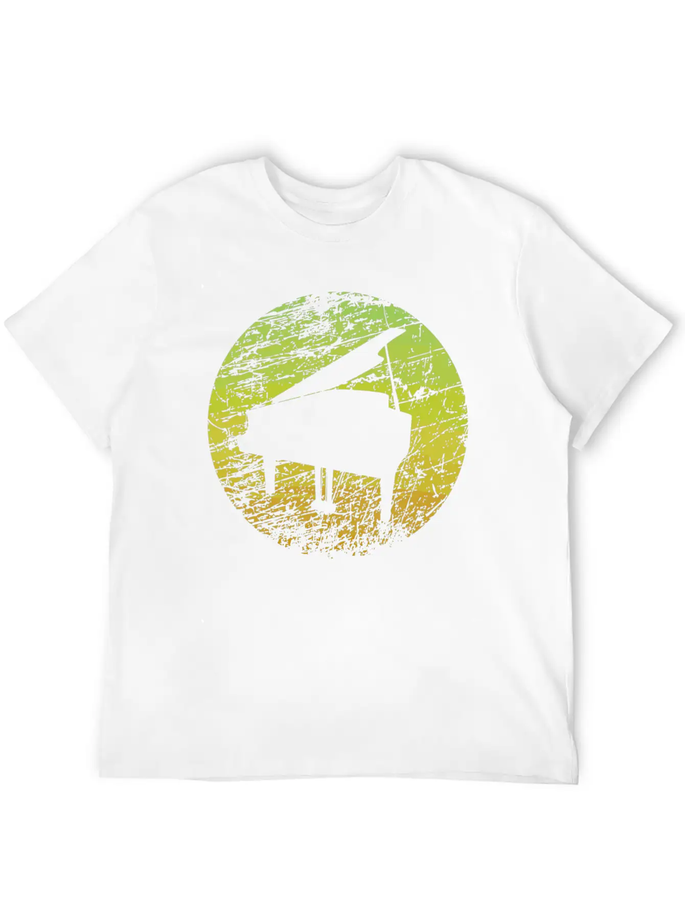 Piano Unisex Casual T-Shirt – Clean Design For Daily Comfort