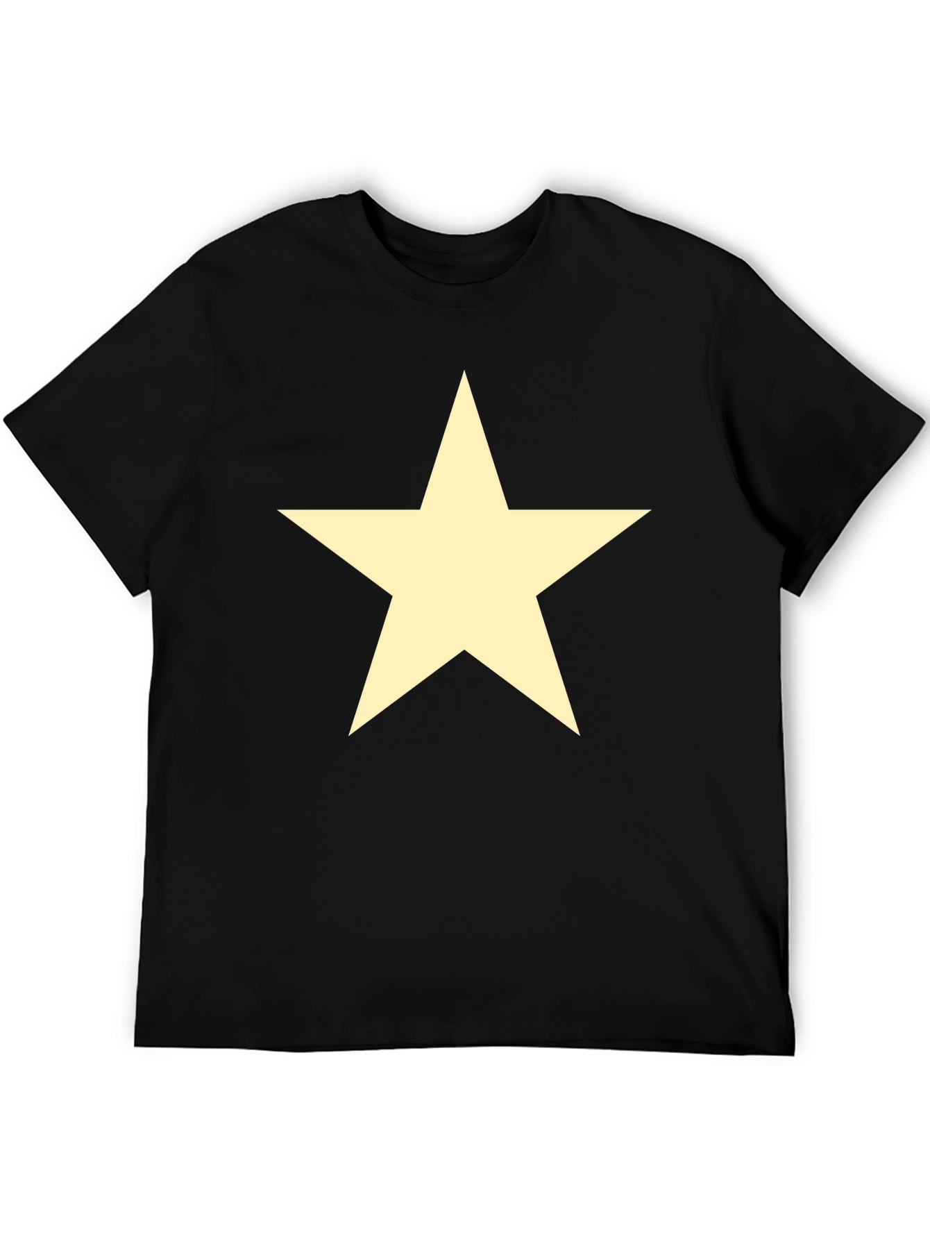 Black Star Graphic Tee - Casual Style
