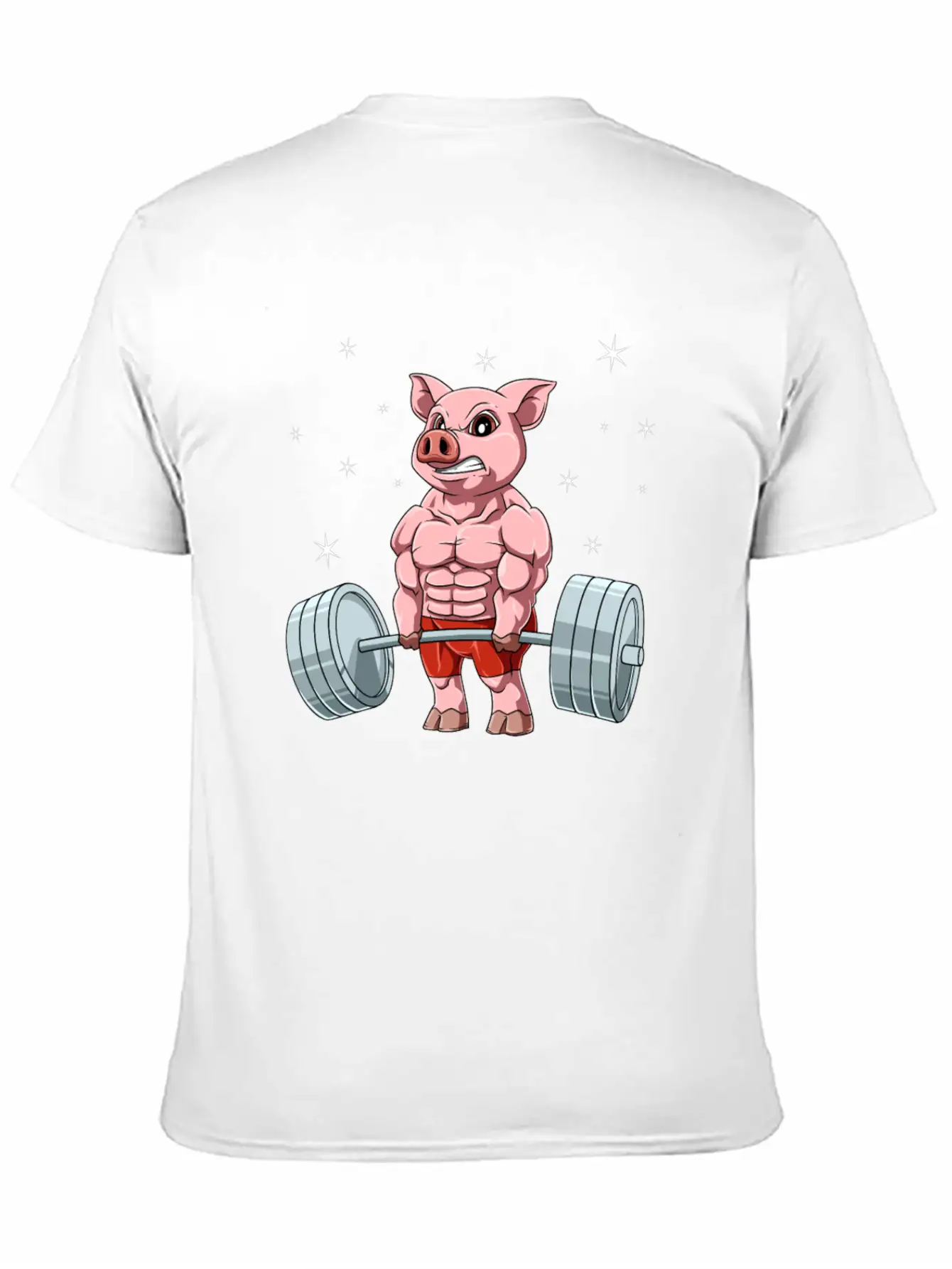 Pig Weightlifting Fitness Gym For A Animal Lover Unisex Casual T-Shirt – Clean Design For Daily Comfort