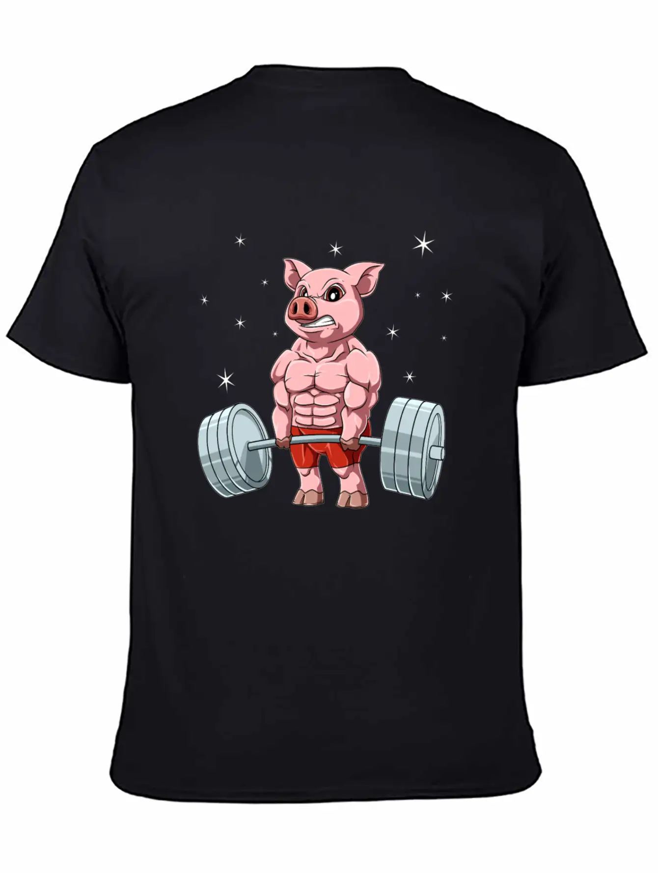 Pig Weightlifting Fitness Gym For A Animal Lover Unisex Casual T-Shirt – Clean Design For Daily Comfort