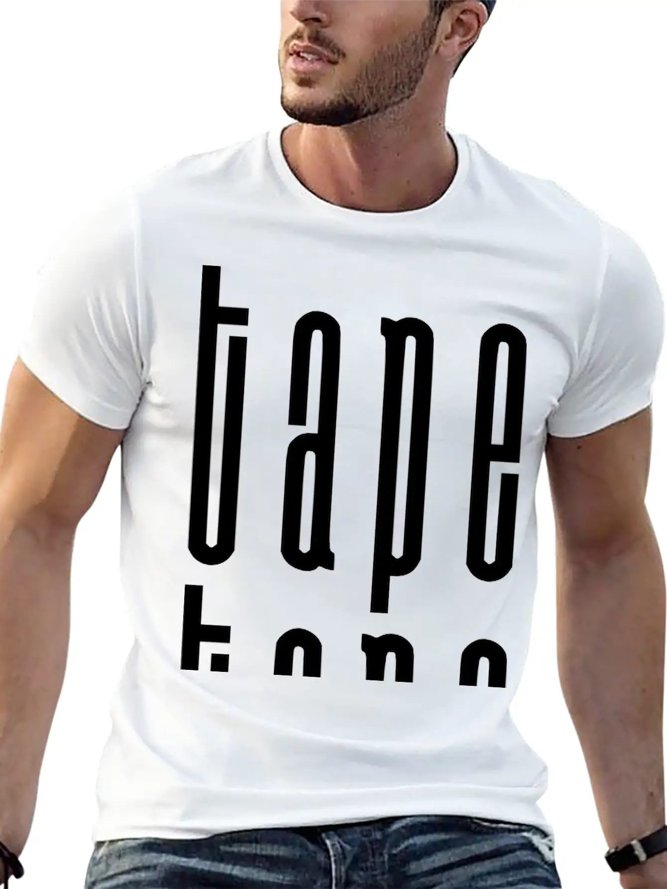 "Piled Up" Logo Unisex Casual T-Shirt – Clean Design For Daily Comfort