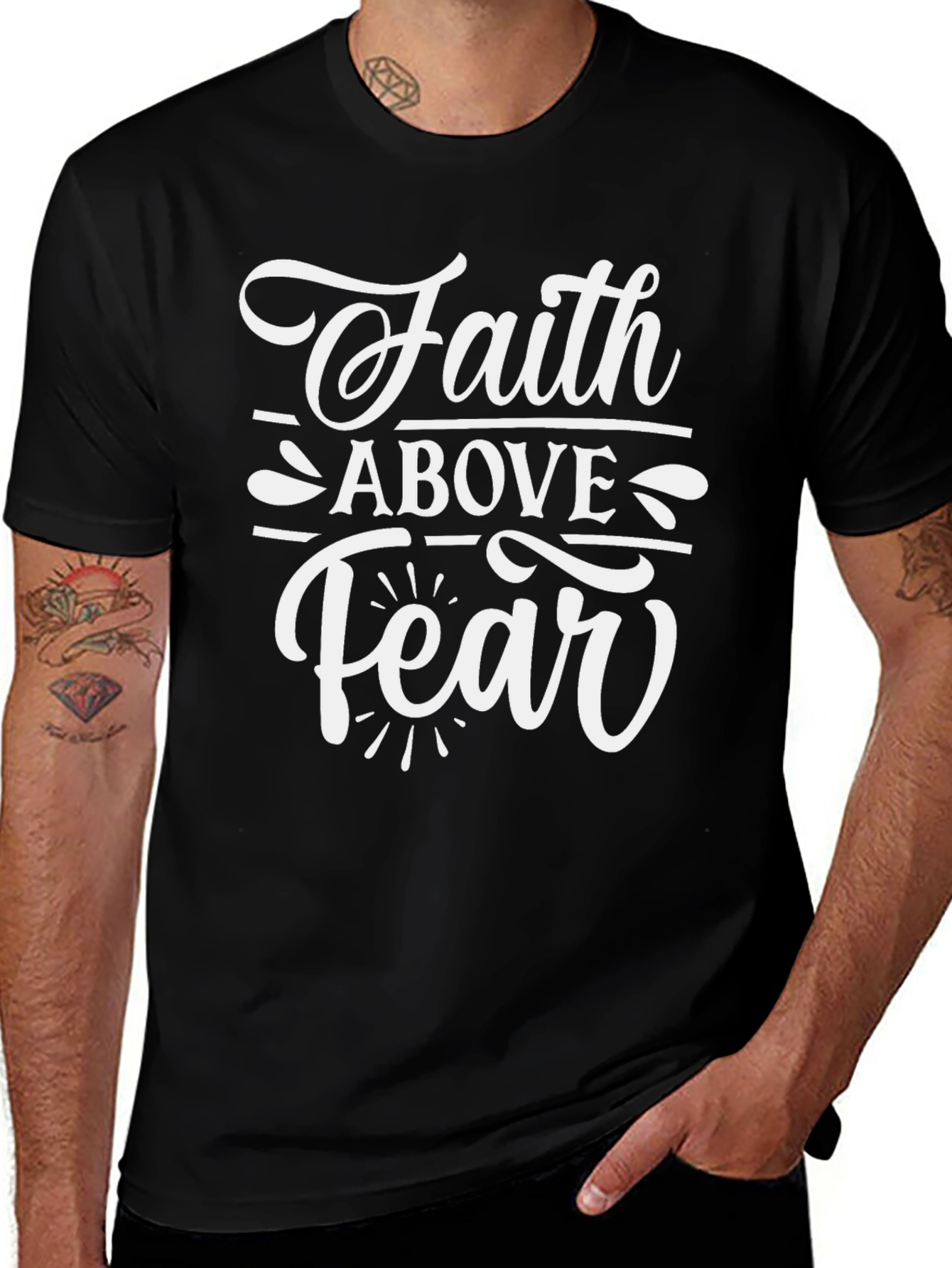 Faith Above Fear Graphic T-Shirt