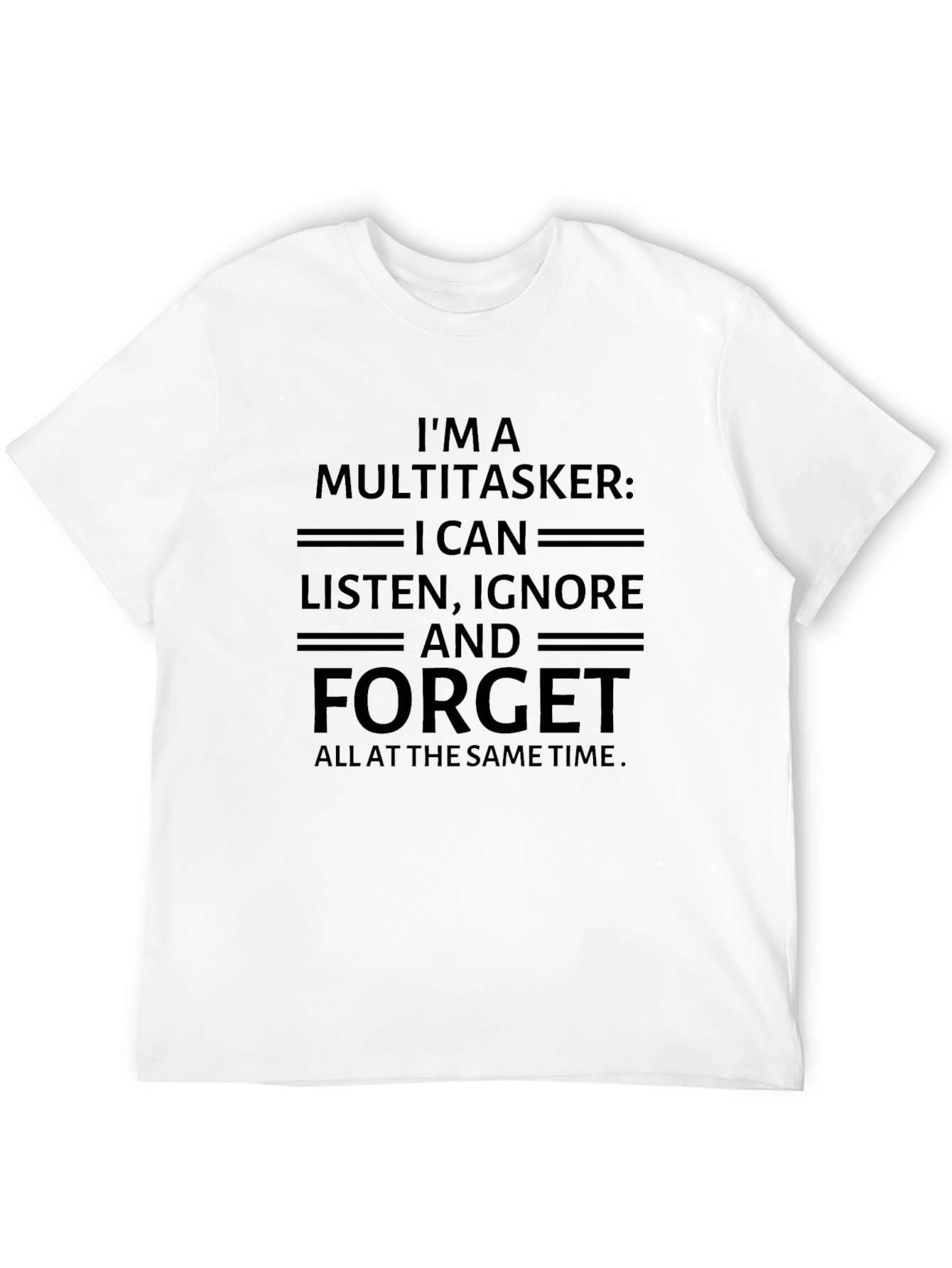 Multitasker T-Shirt Funny Slogan Tee