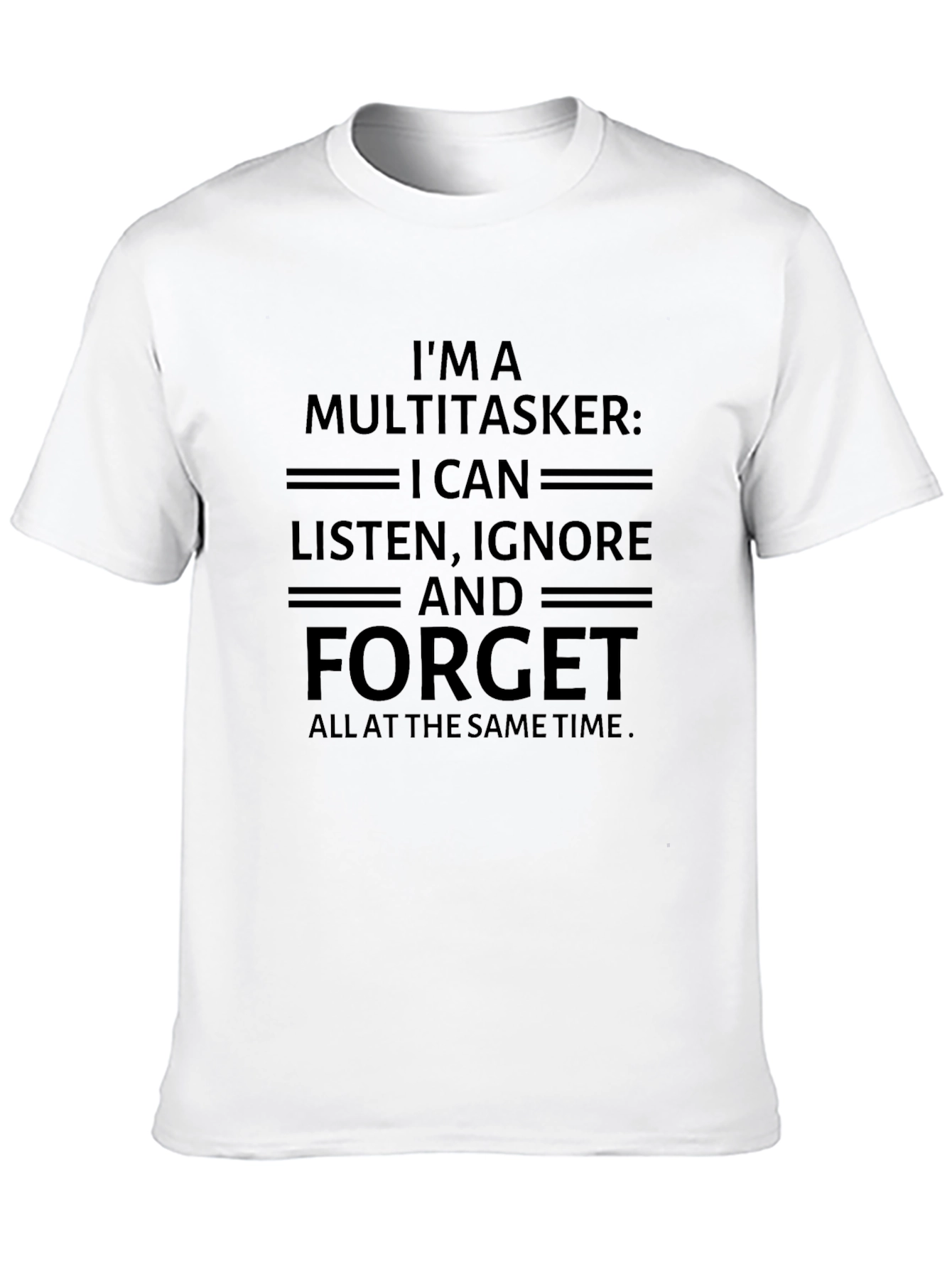 Multitasker T-Shirt Funny Slogan Tee