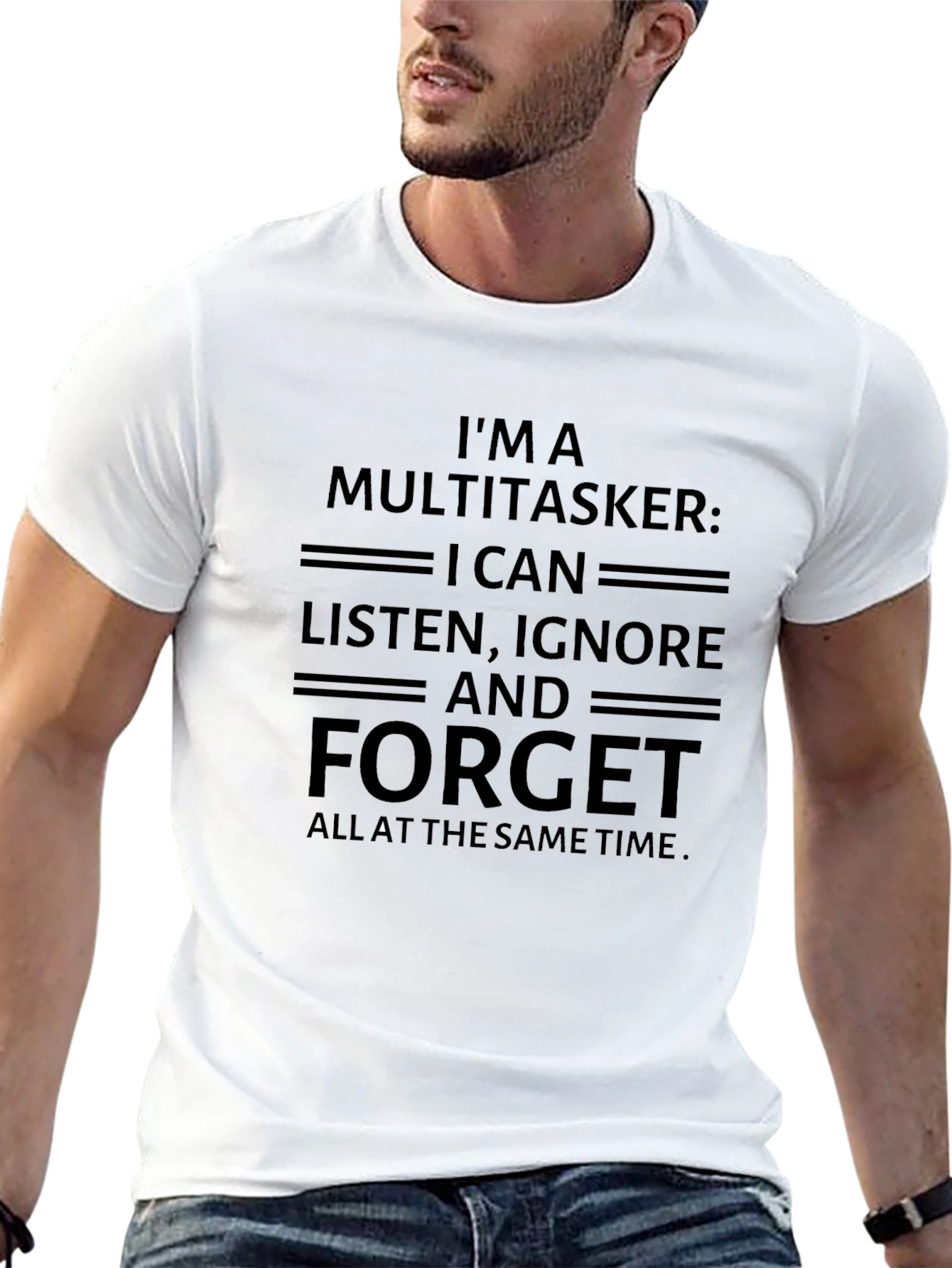 Multitasker T-Shirt Funny Slogan Tee