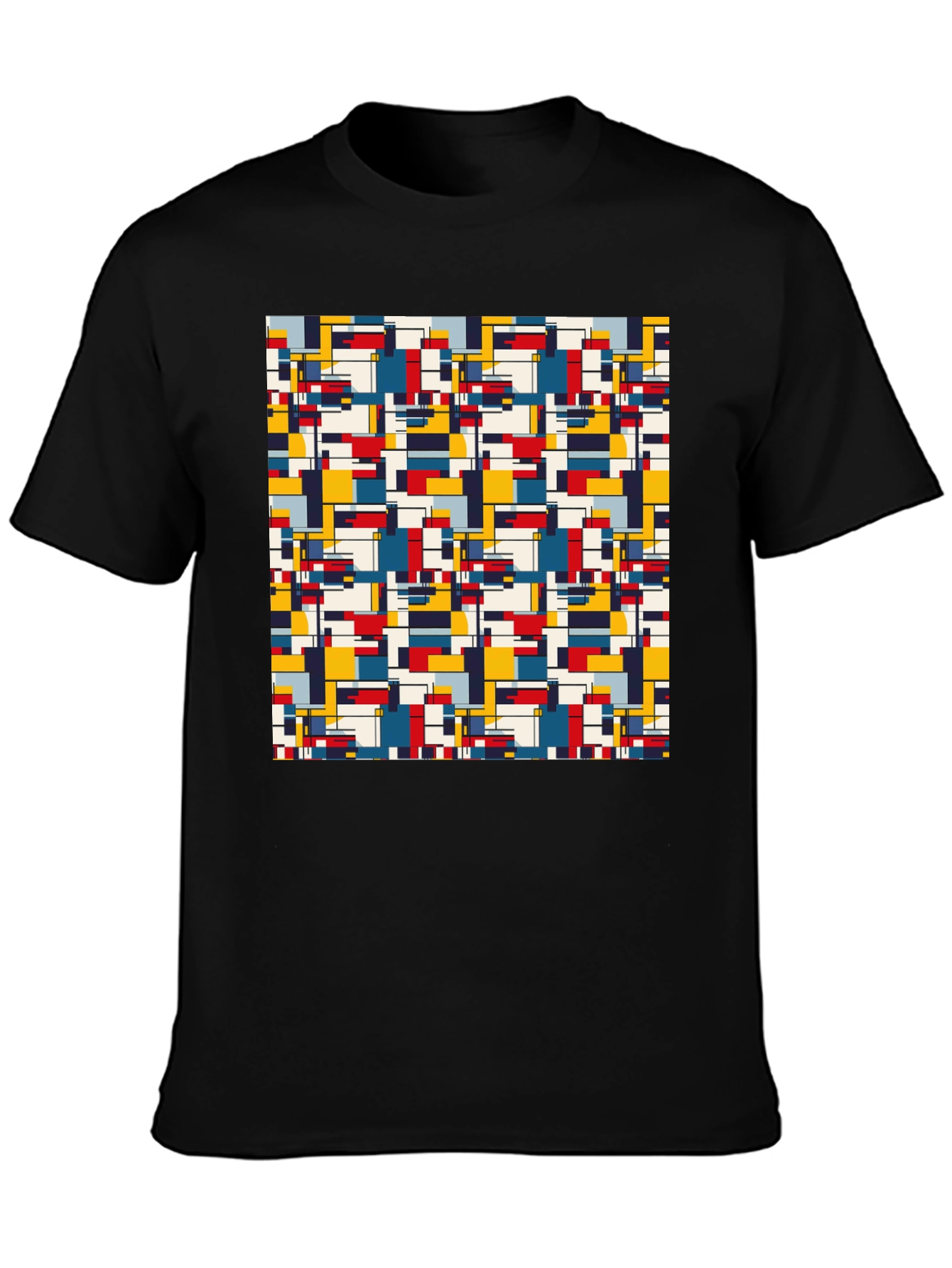 Modern Art Pattern Tee - Stylish Abstract Design