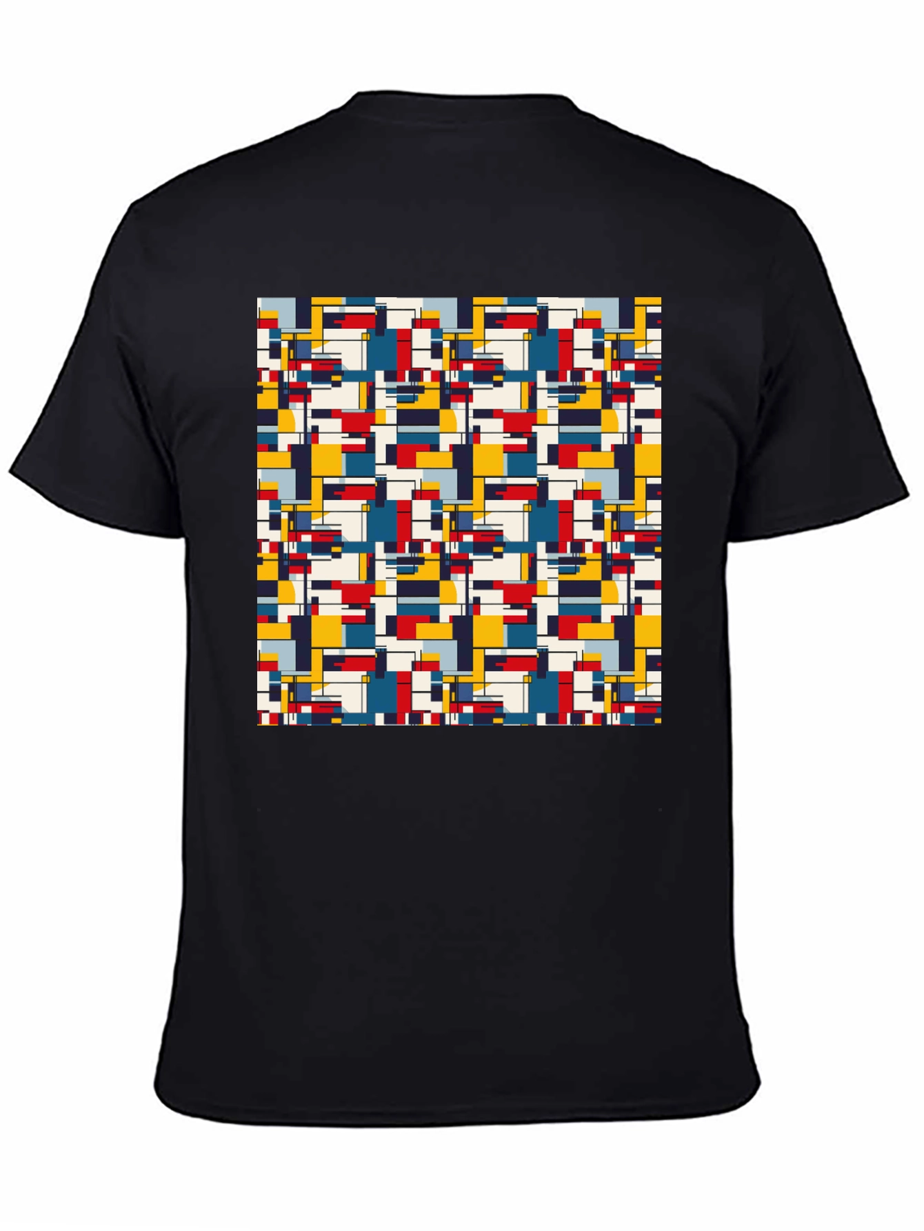 Modern Art Pattern Tee - Stylish Abstract Design