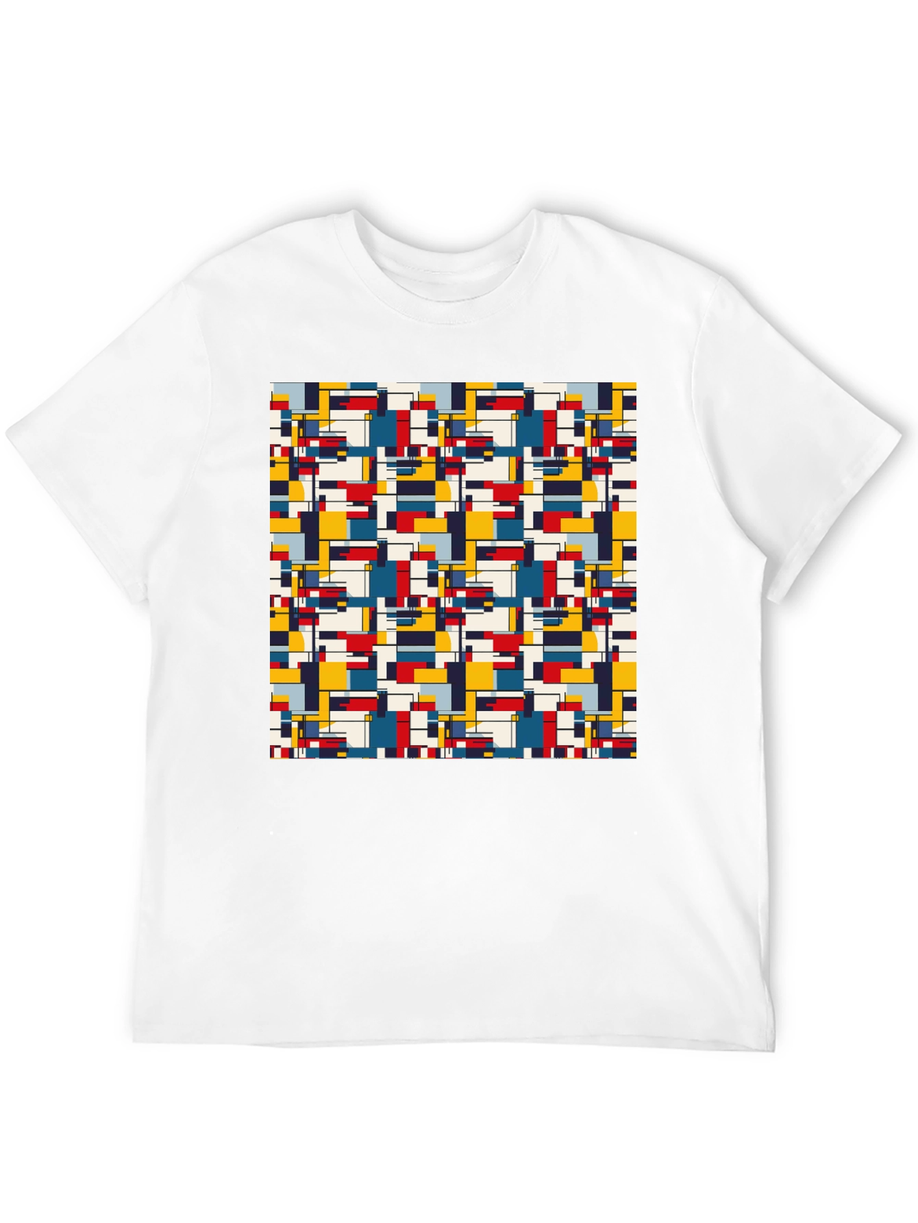 Modern Art Pattern Tee - Stylish Abstract Design