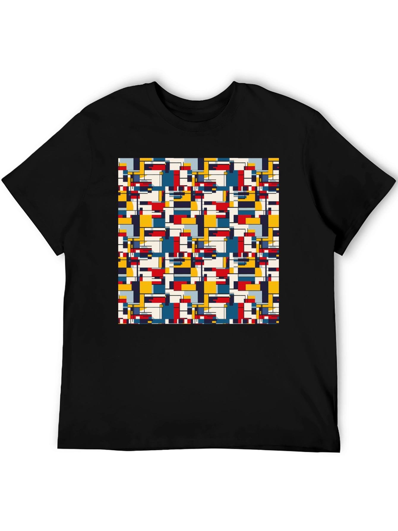 Modern Art Pattern Tee - Stylish Abstract Design