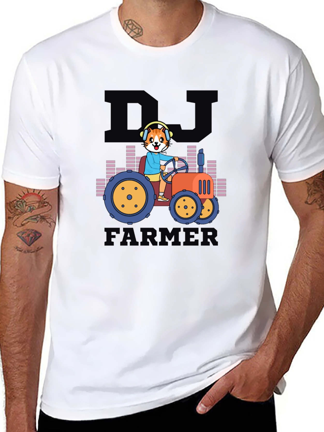 DJ Farmer Graphic Tee - Black T-Shirt
