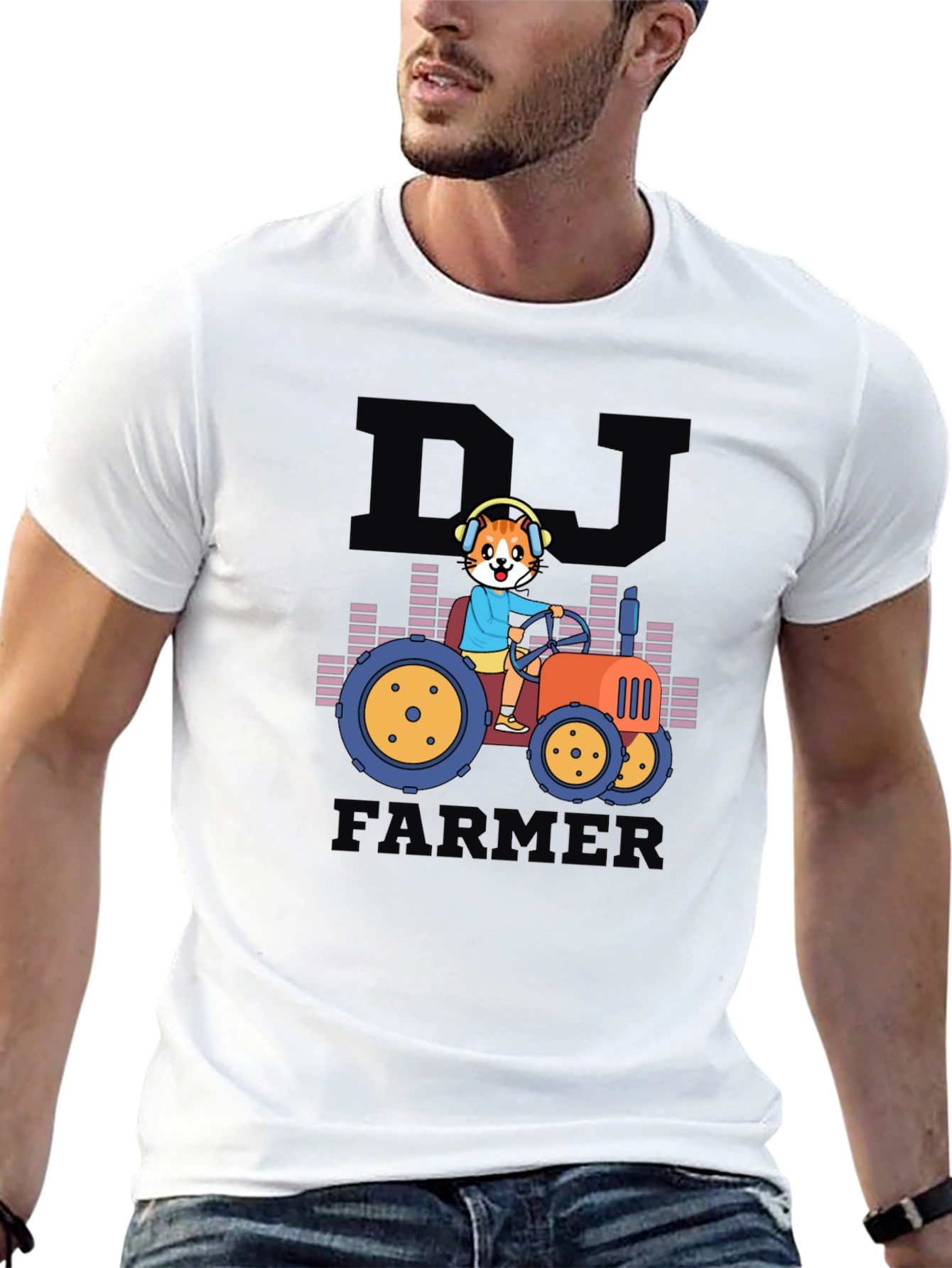 DJ Farmer Graphic Tee - Black T-Shirt