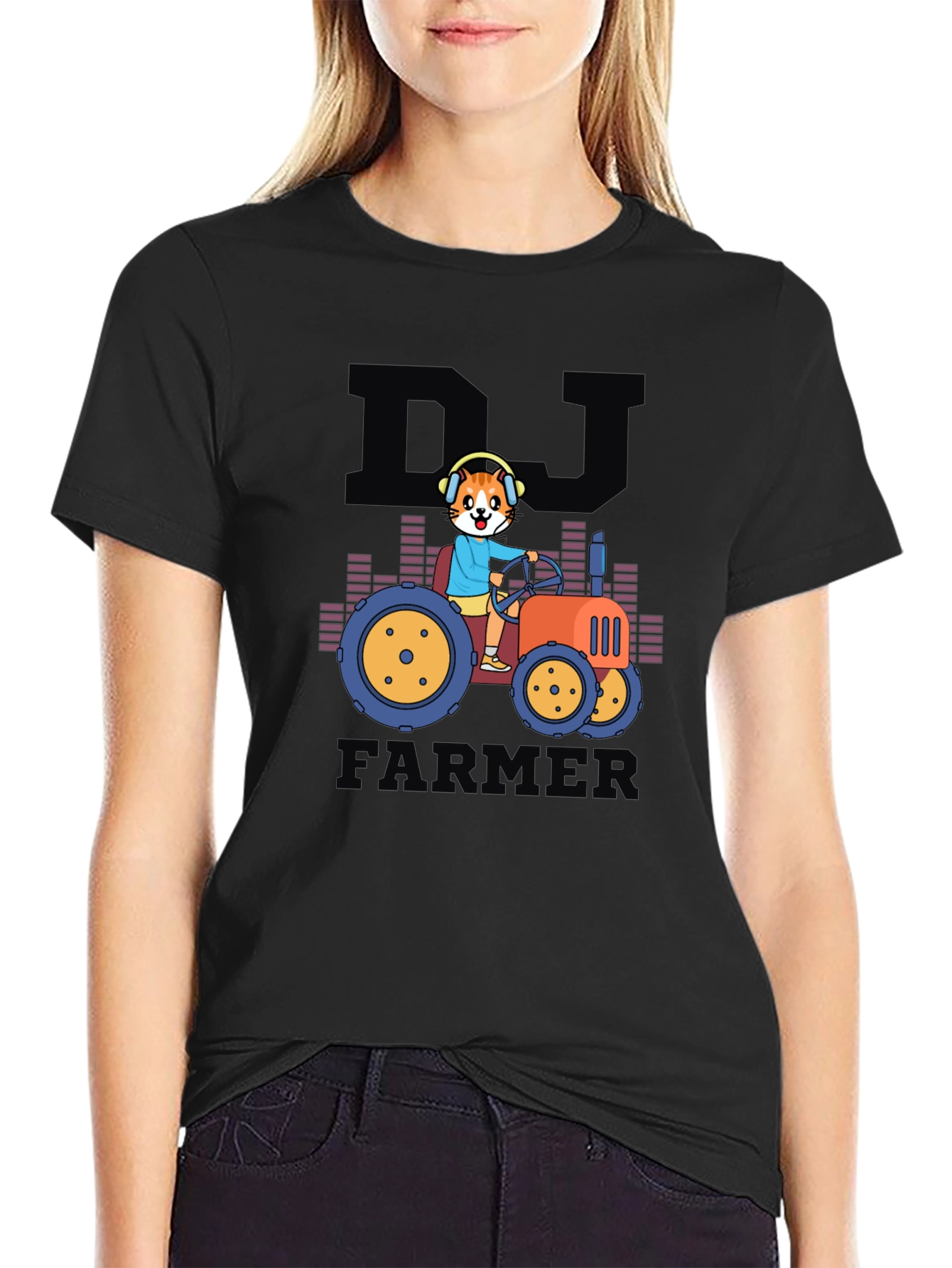 DJ Farmer Graphic Tee - Black T-Shirt
