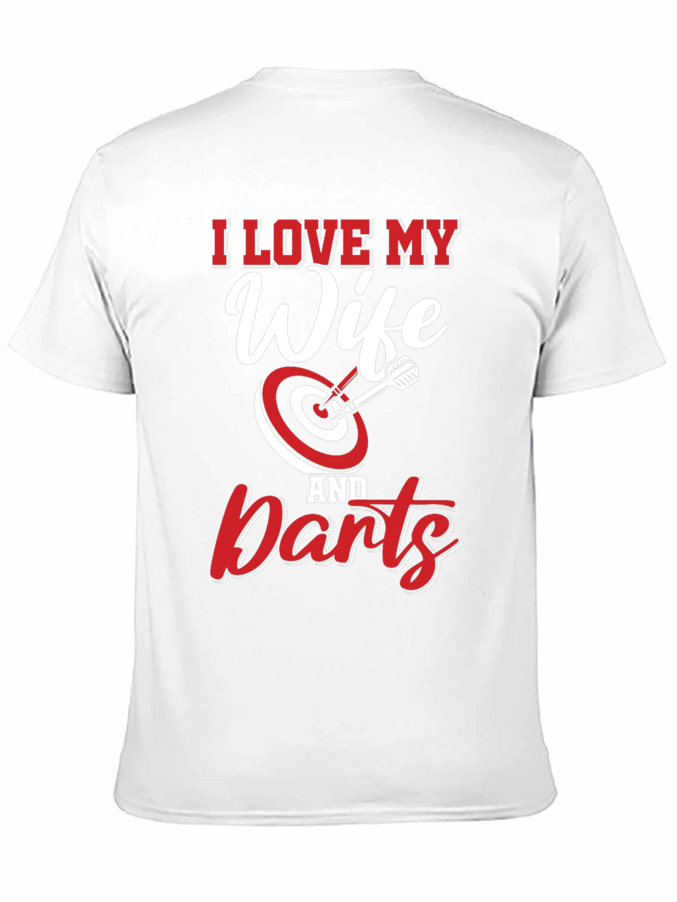 I Love My Wife & Darts Graphic Tee